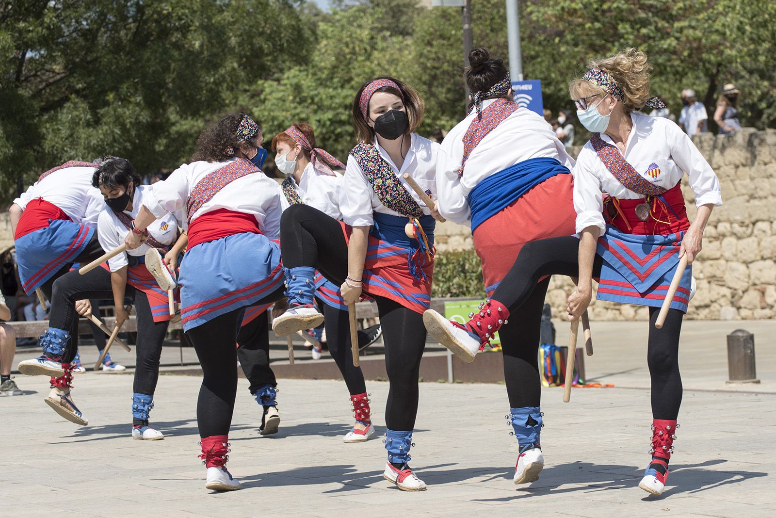 Ball de caparrots i mostra d'entremesos. Foto: Bernat Millet.