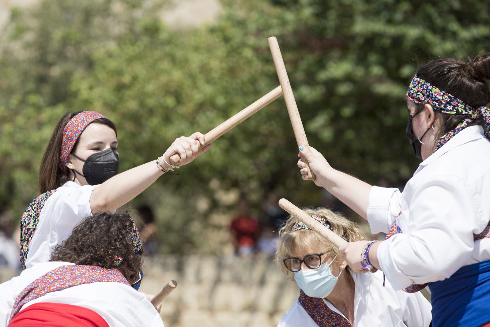 Ball de caparrots i mostra d'entremesos. Foto: Bernat Millet.