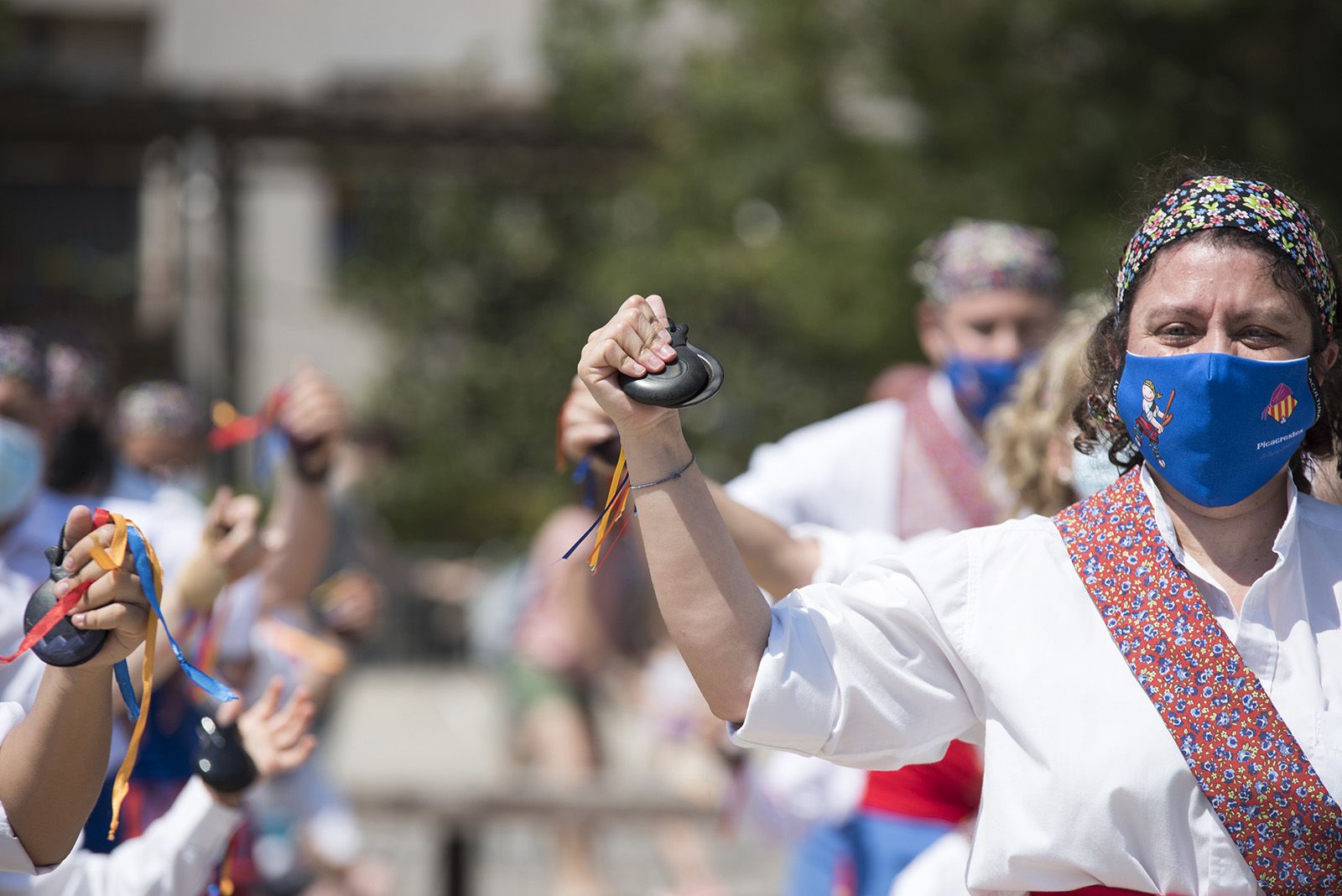 Ball de caparrots i mostra d'entremesos. Foto: Bernat Millet.