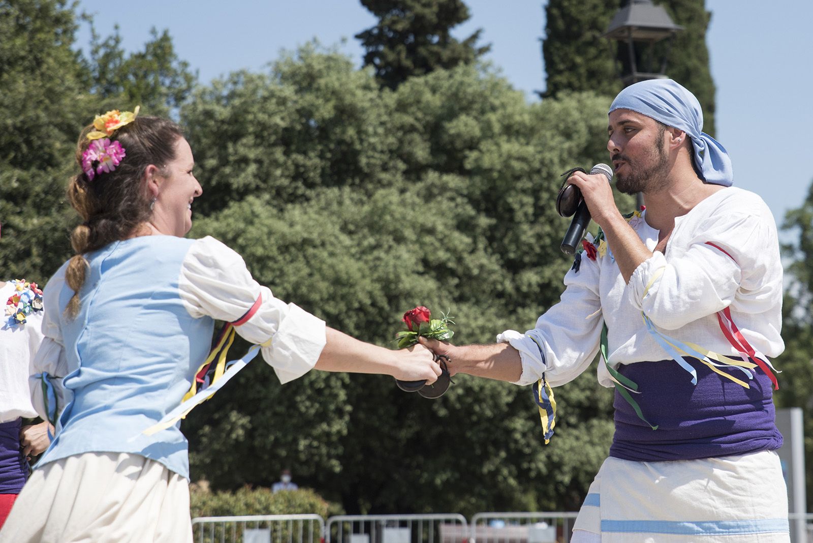 Ball de caparrots i mostra d'entremesos. Foto: Bernat Millet.