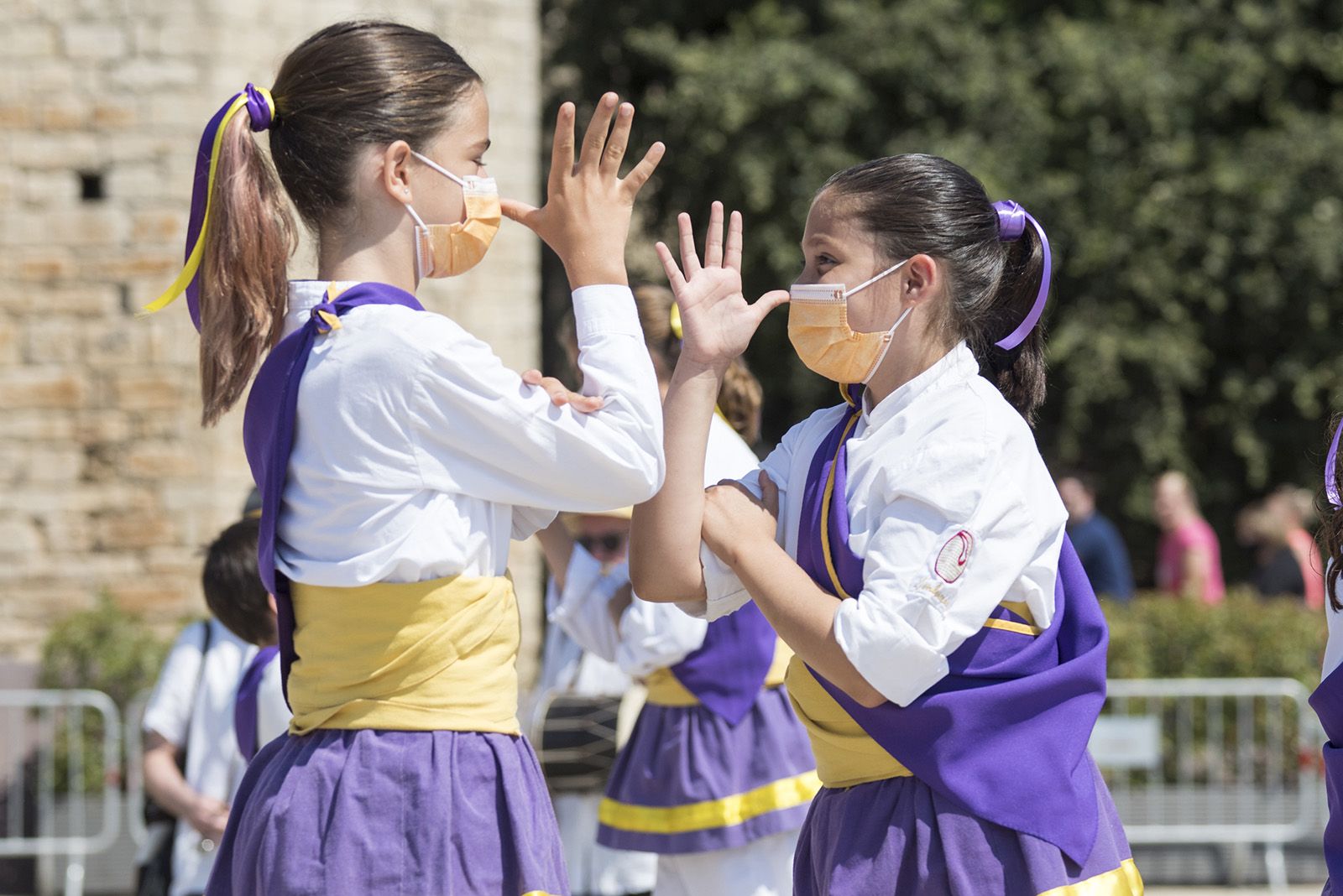 Ball de caparrots i mostra d'entremesos. Foto: Bernat Millet.