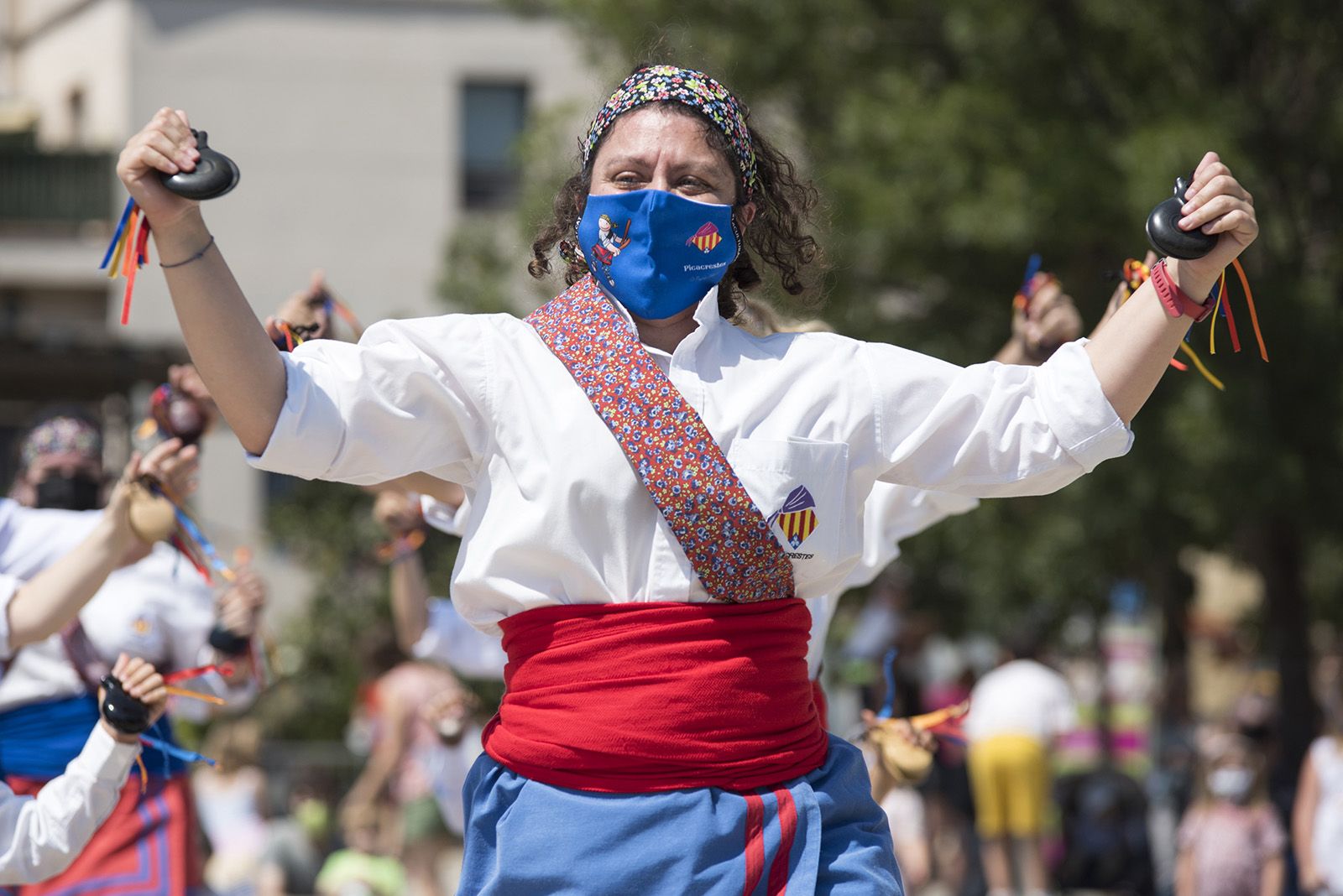 Ball de caparrots i mostra d'entremesos. Foto: Bernat Millet.