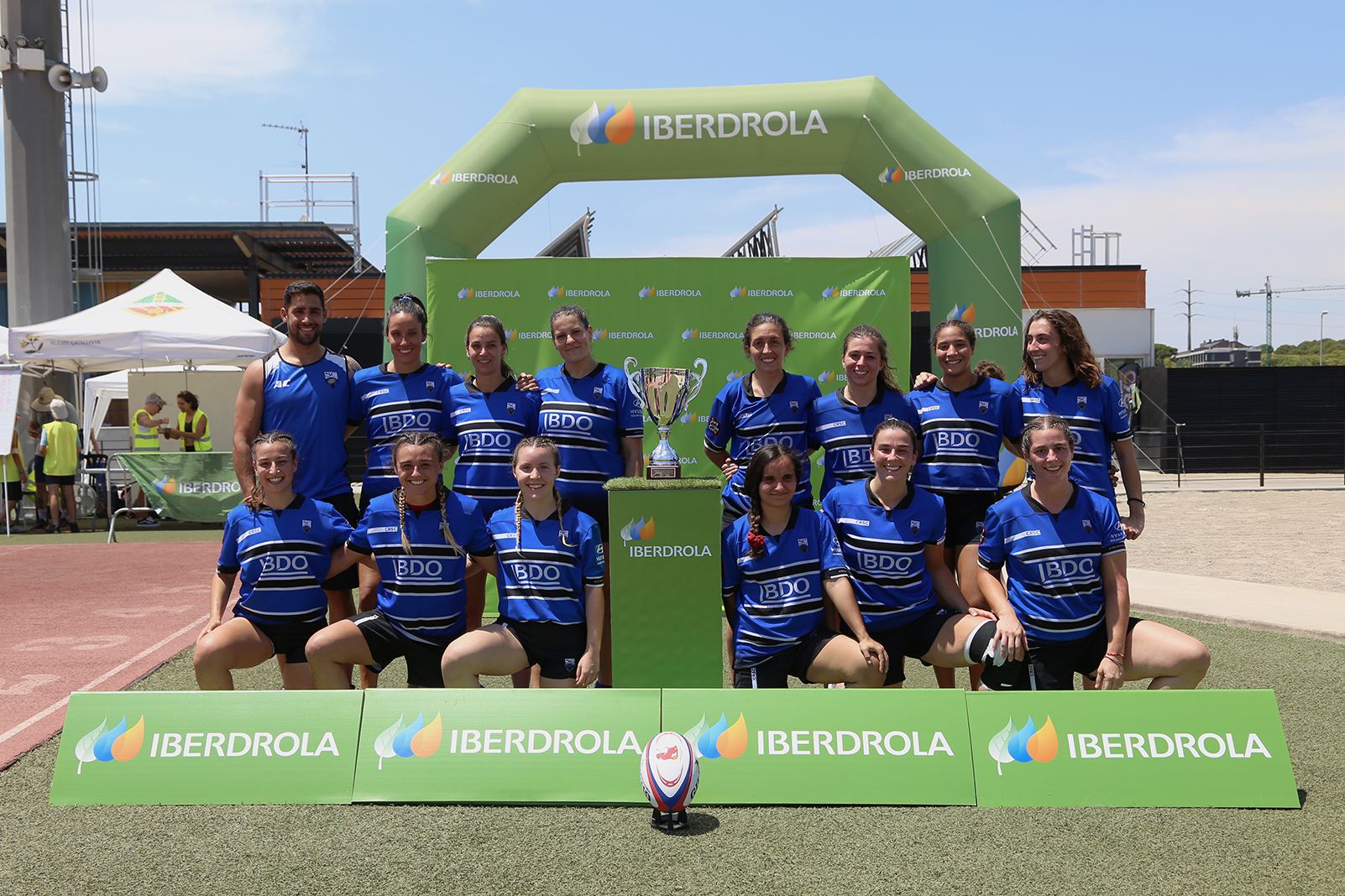 El Rugby Sant Cugat guanya la 1a fase de la GPS Copa de la Reina. Foto: Anna Bassa