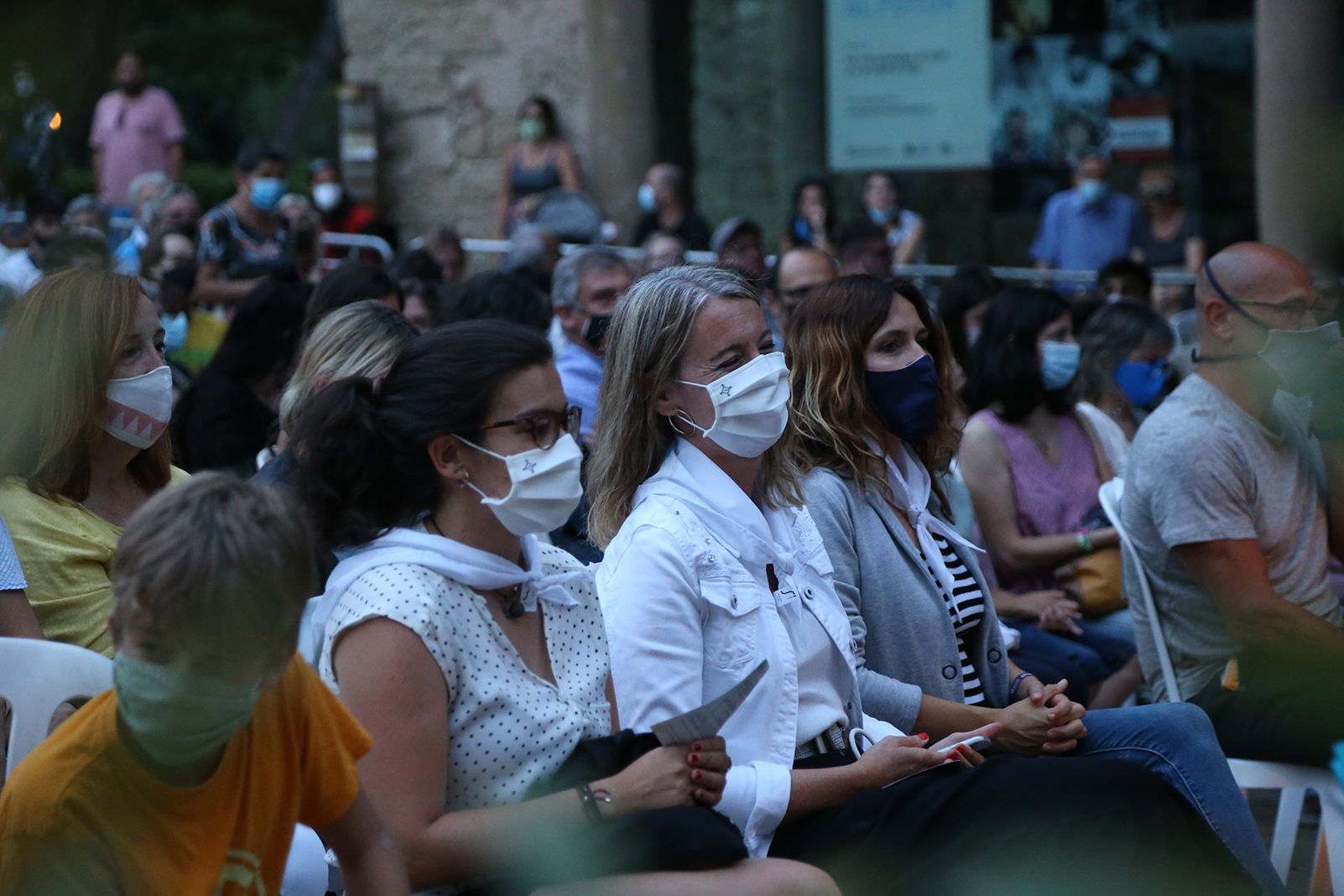 La Consellera de Presidència Vilagrà assisteix a l'espectacle "Temps de dansa". Foto: Anna Bassa
