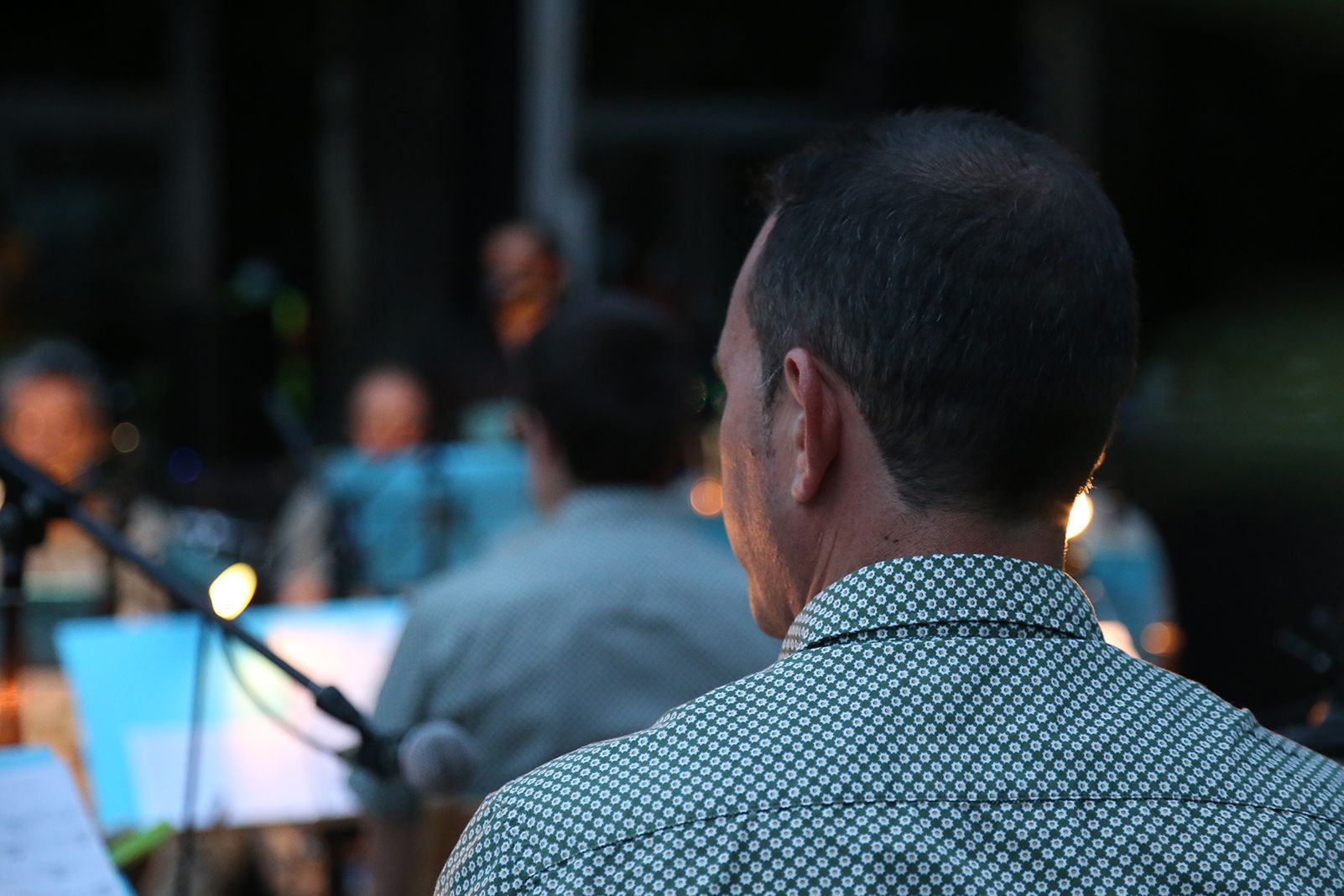 La Principal del Llobregat fa acompanya musicalment l'espectacle "Temps de dansa" del Grup Mediterrània. Foto: Anna Bassa
