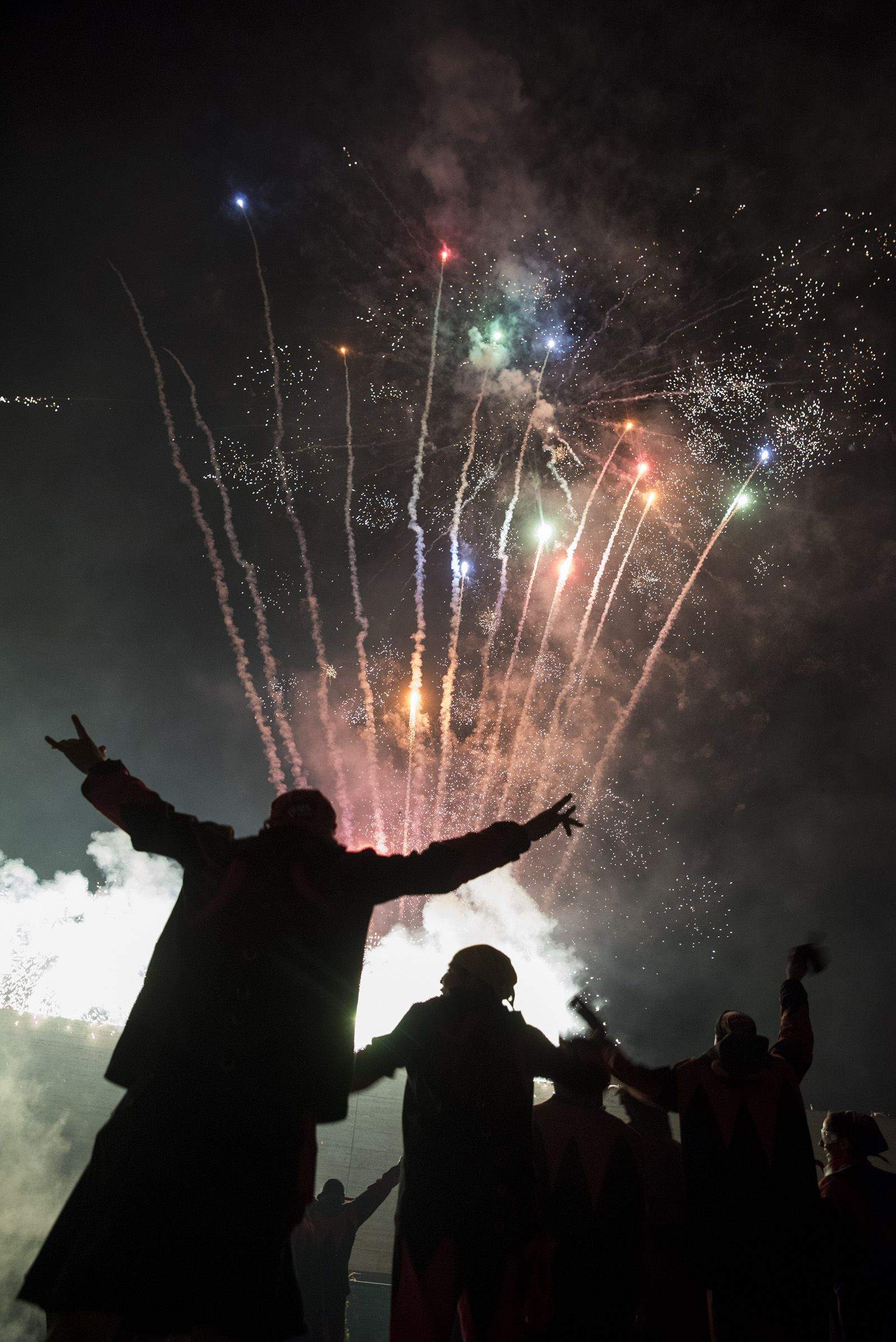 Versots i esclat de foc de Festa Major. Foto: Bernat Millet.