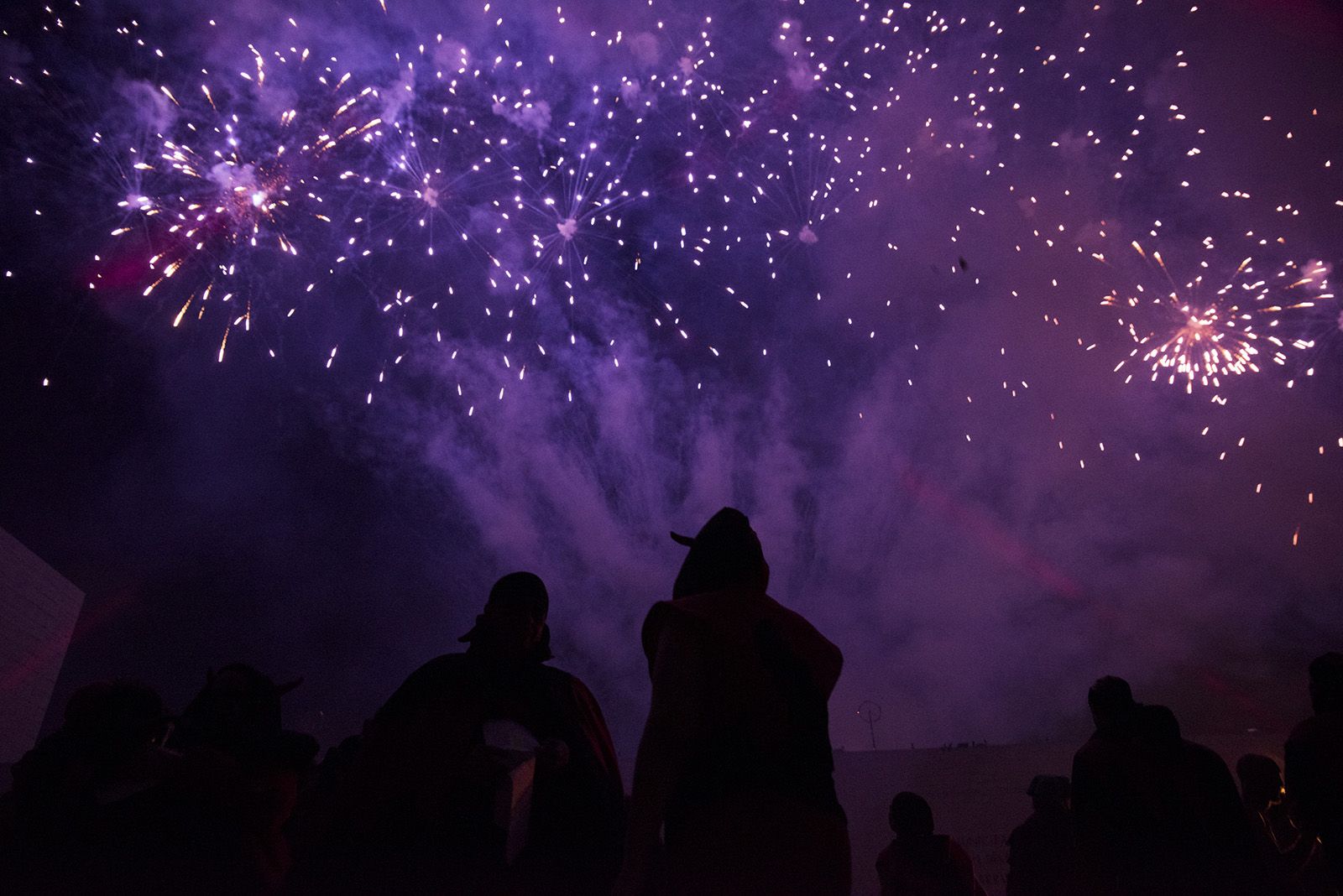 Versots i esclat de foc de Festa Major. Foto: Bernat Millet.