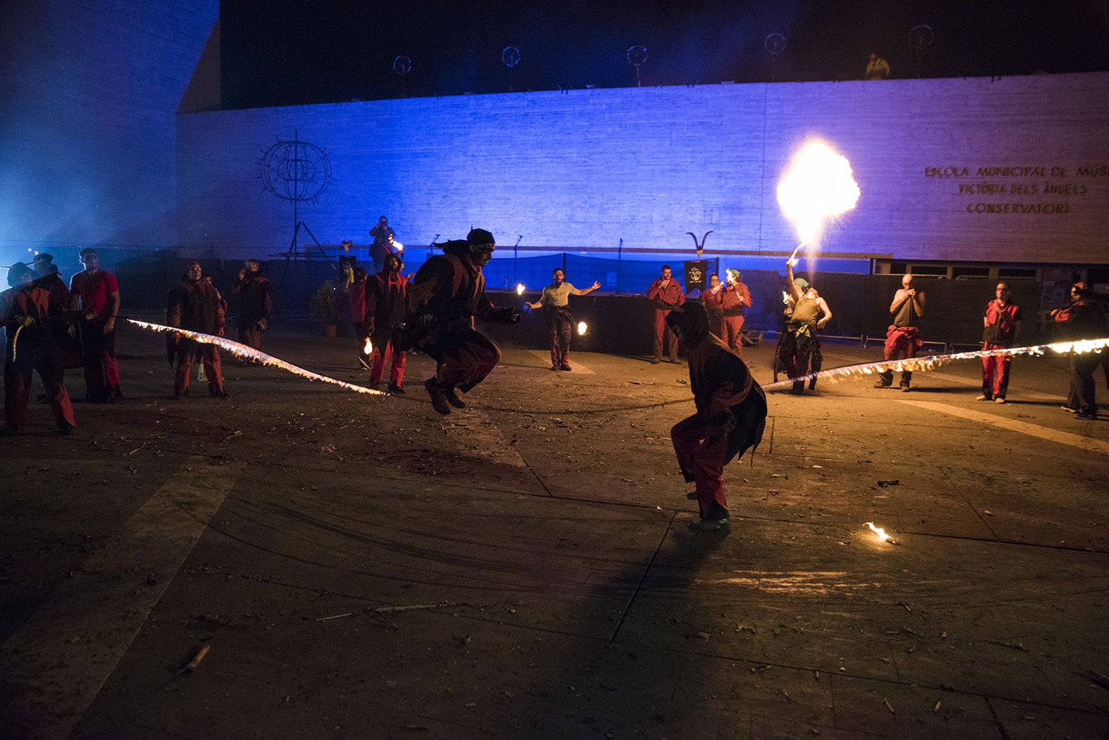 Versots i esclat de foc de Festa Major. Foto: Bernat Millet.