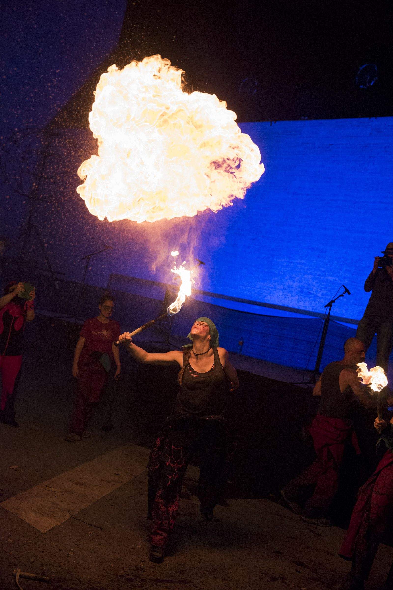 Versots i esclat de foc de Festa Major. Foto: Bernat Millet.