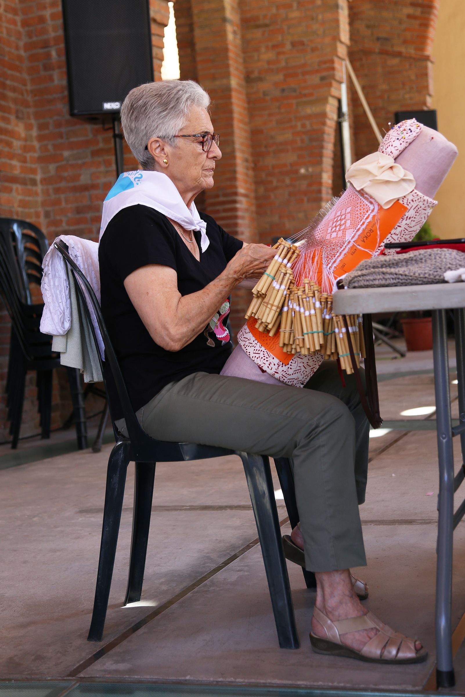 Mostra de punta al coixí. Foto: Anna Bassa