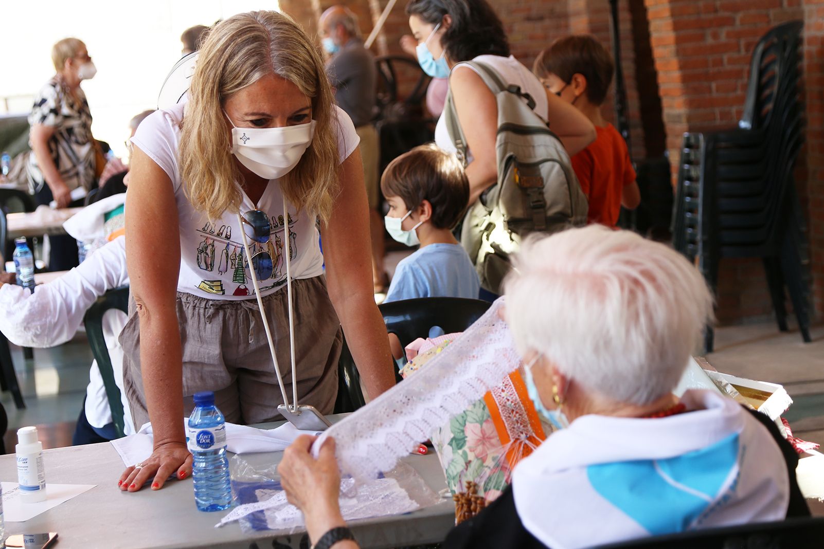 Mostra de punta al coixí. Foto: Anna Bassa