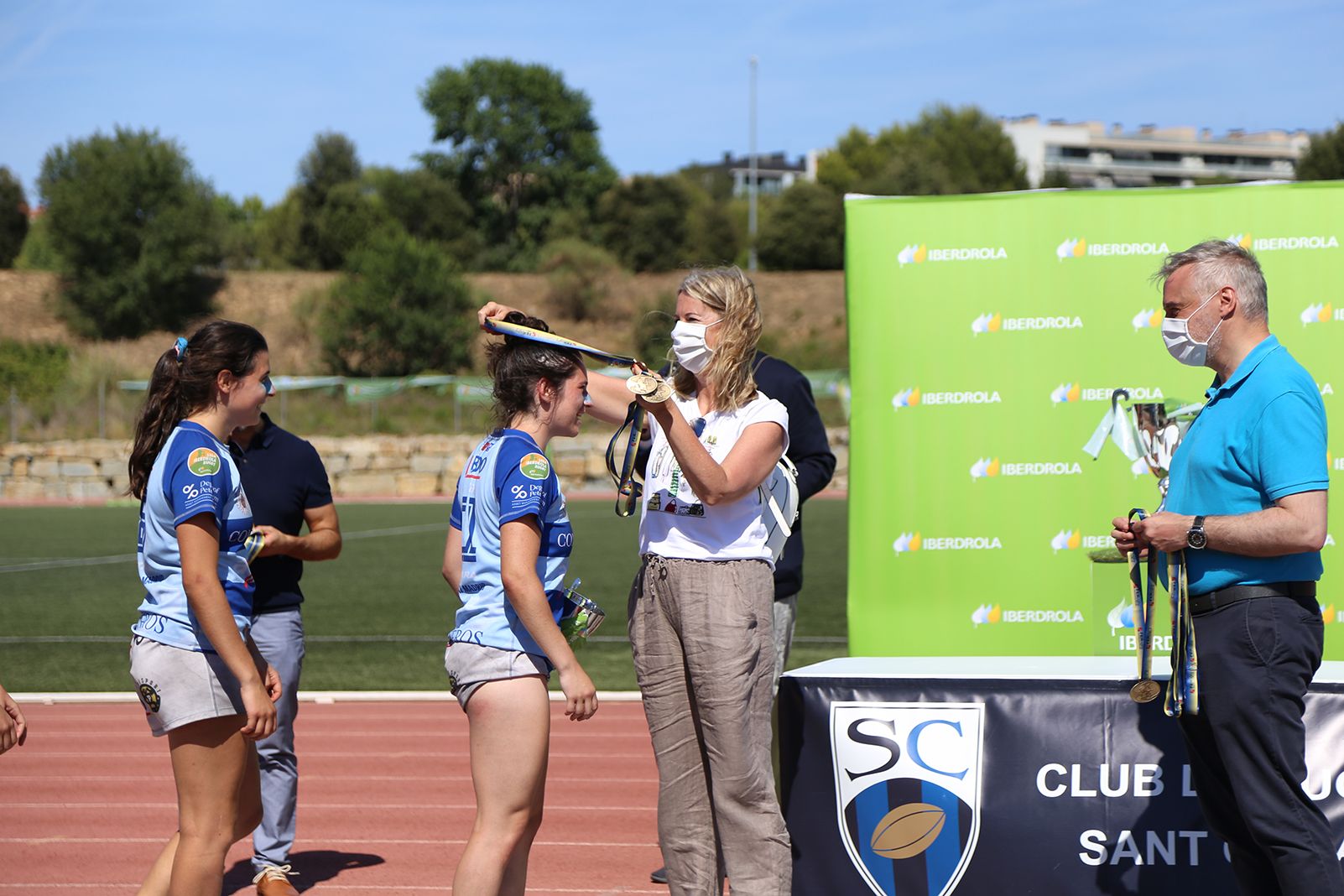 Entrega de premis de la Copa de la Reina de Rugby. Foto: Anna Bassa