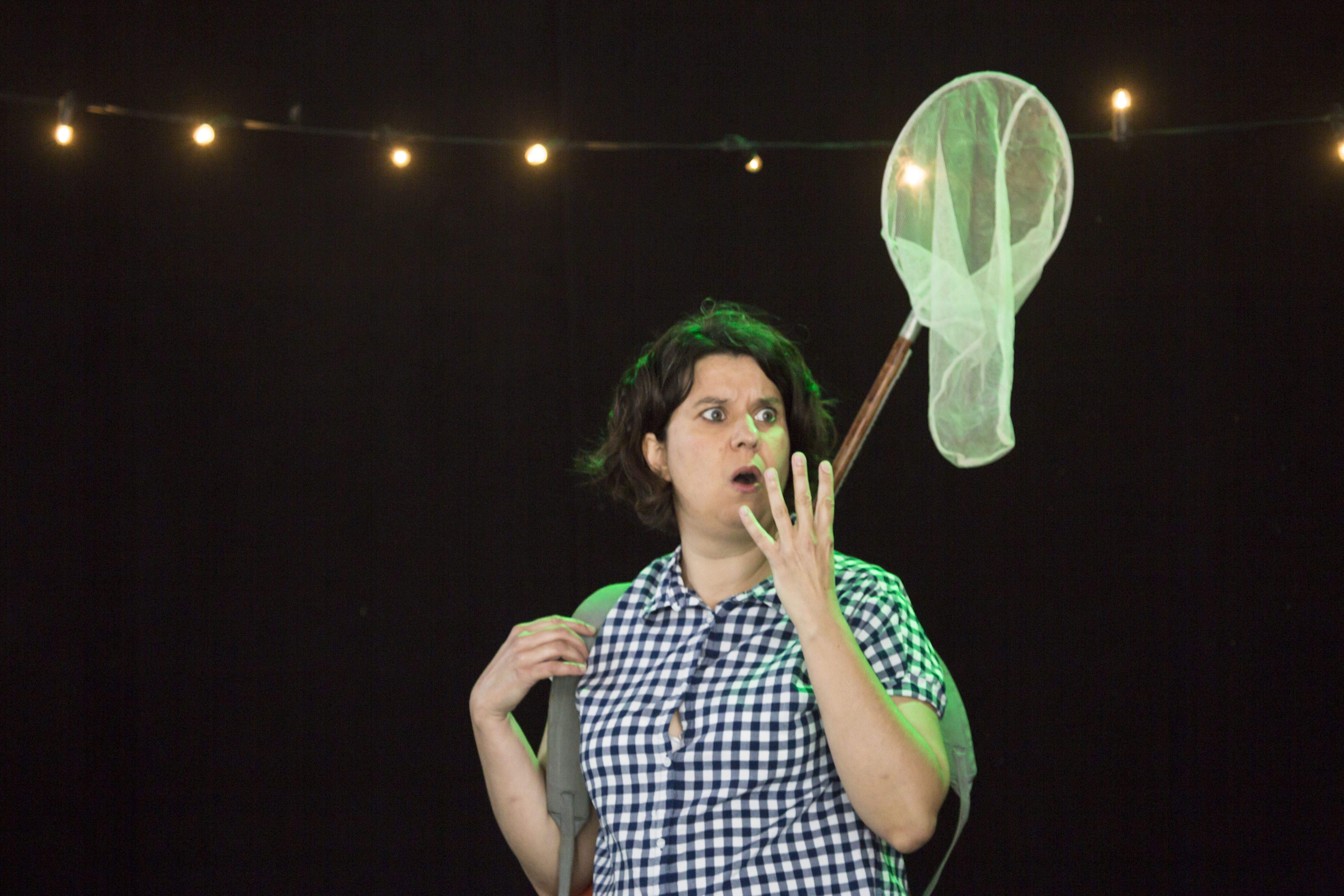 "Caça-històries" amb Impro Barcelona. Foto: Àngel Bravo