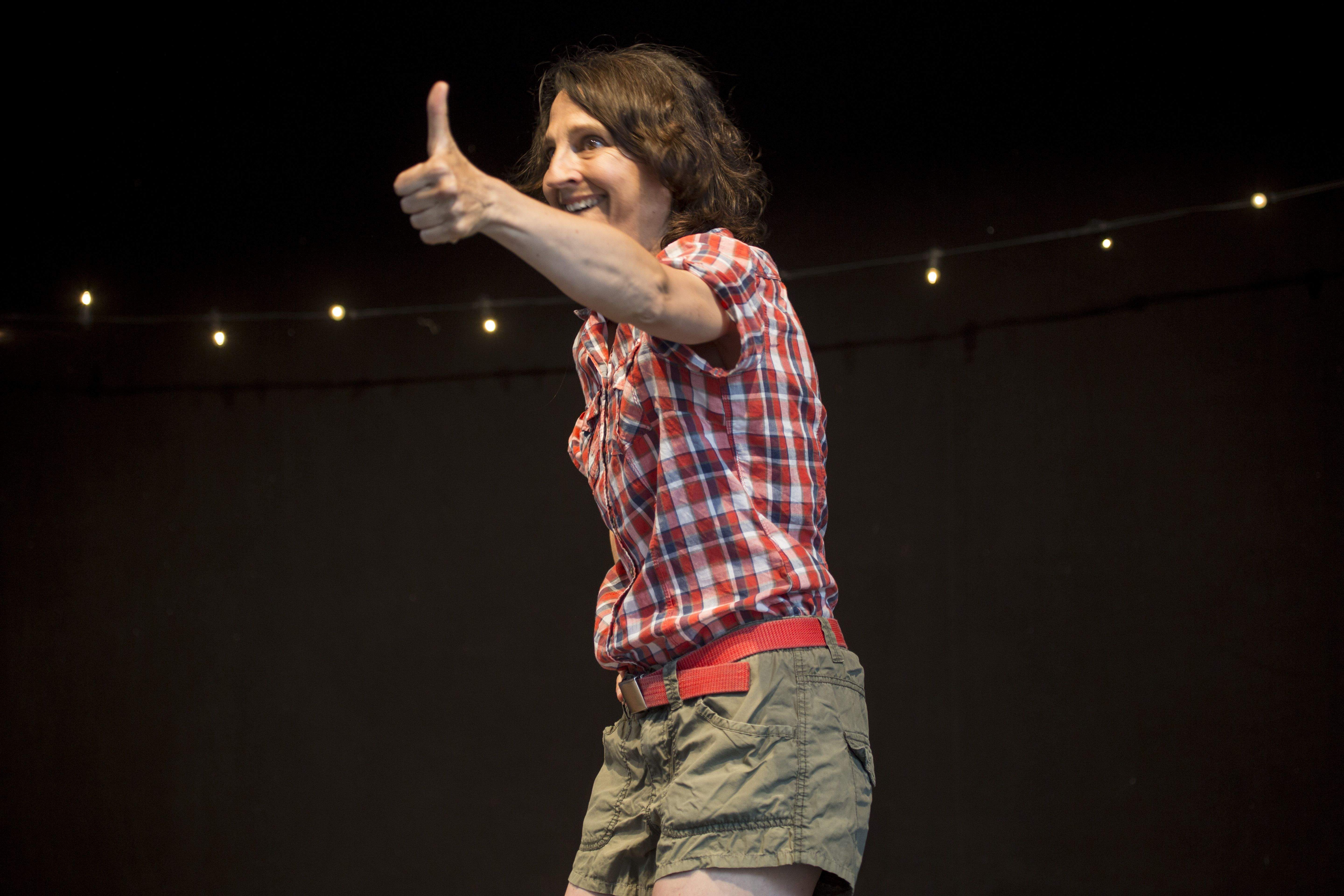 "Caça-històries" amb Impro Barcelona. Foto: Àngel Bravo