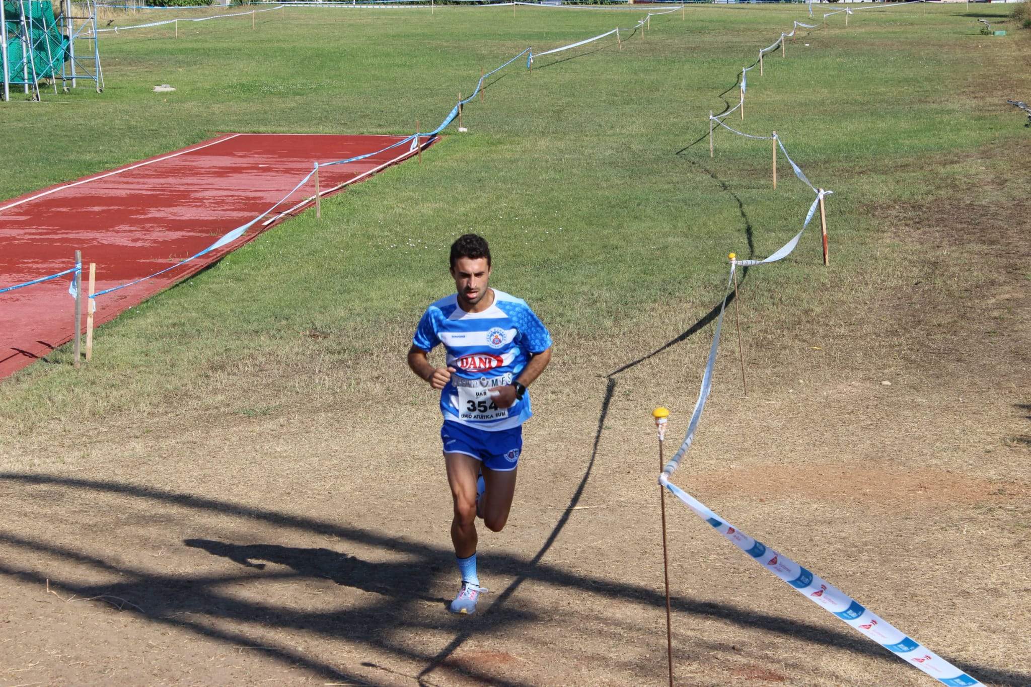 'Pepe' Díaz en una de les milles de la Festa Major de Rubí. FOTO: Cedida.