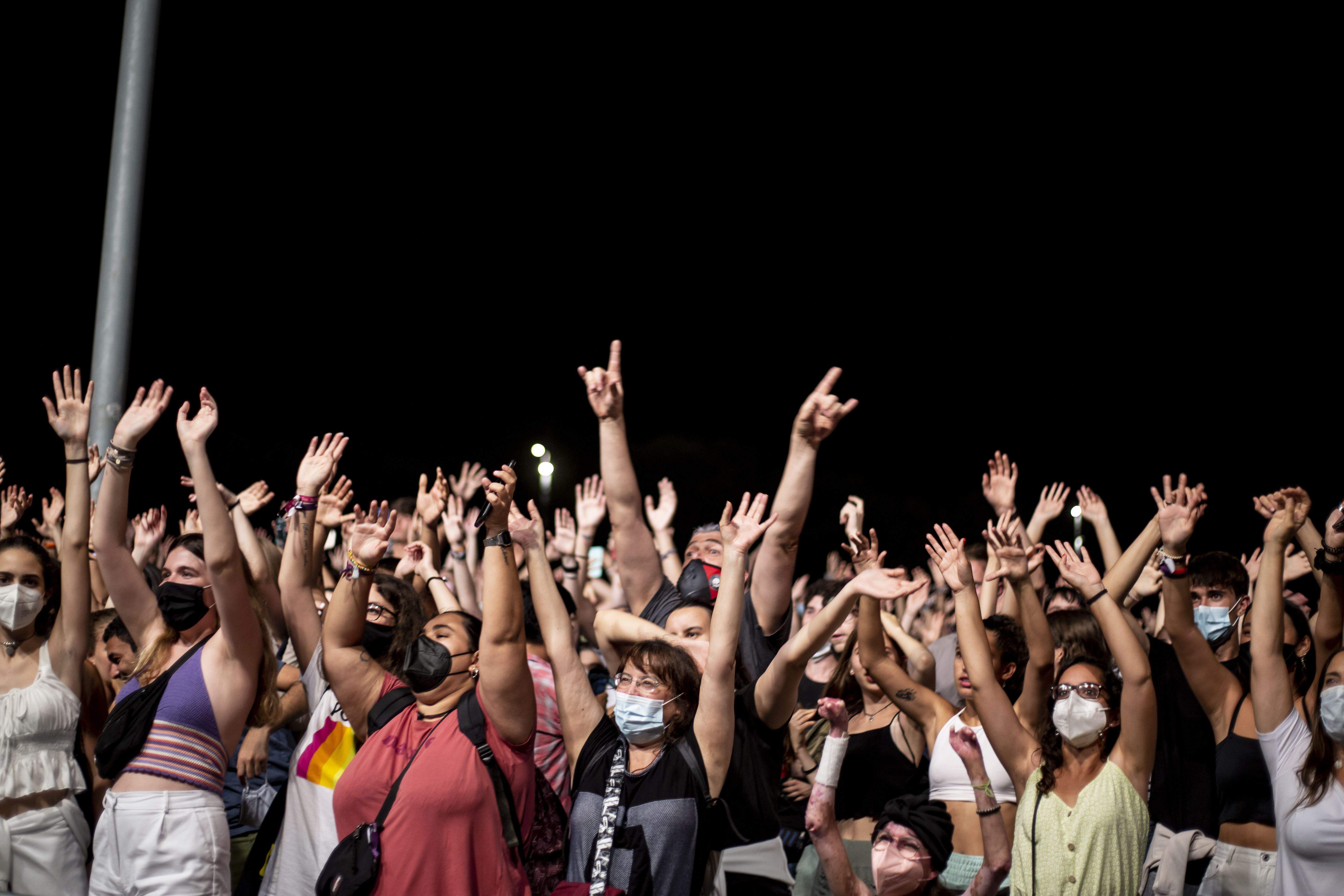 Buhos, en concert. Foto: Àngel Bravo