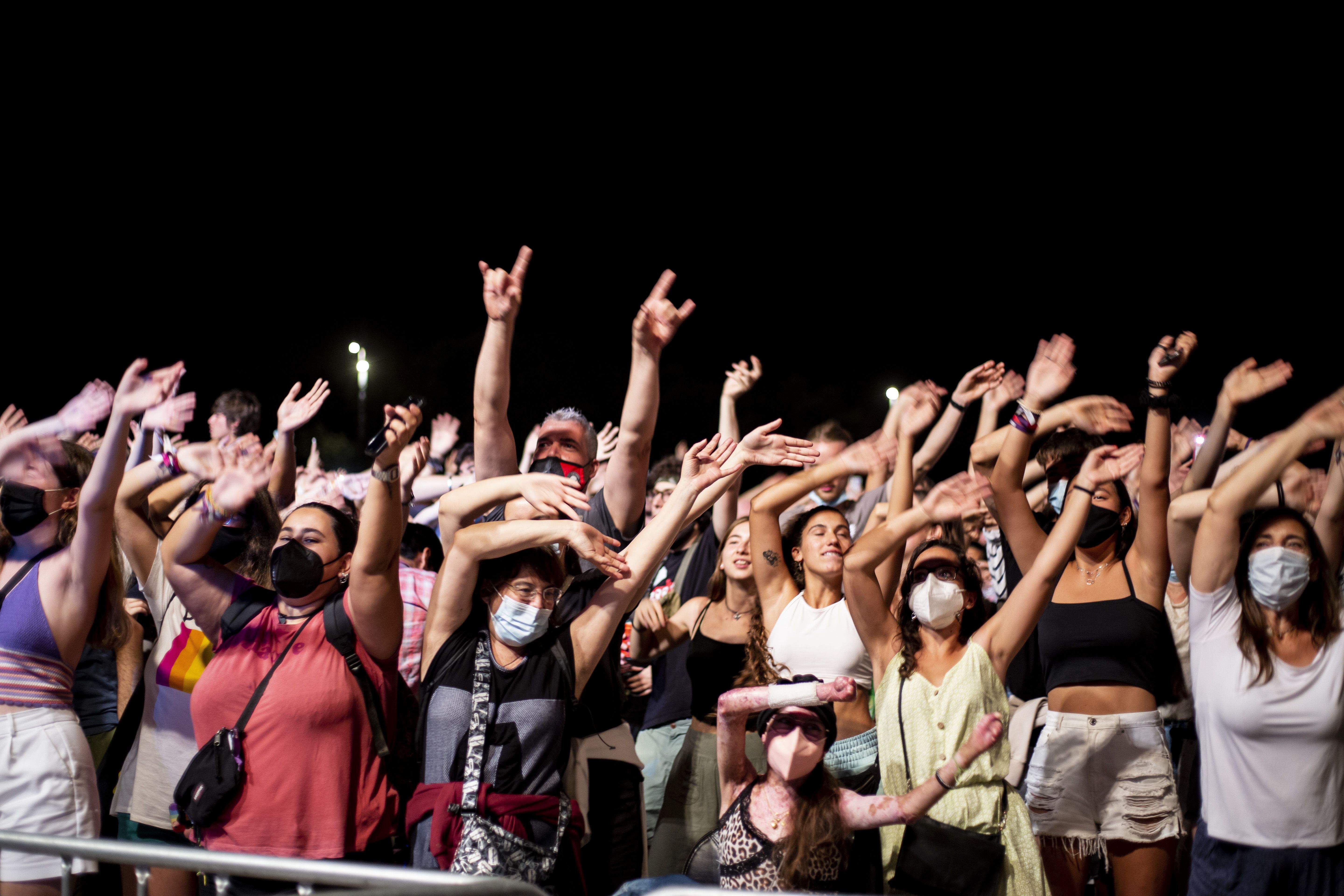Buhos, en concert. Foto: Àngel Bravo
