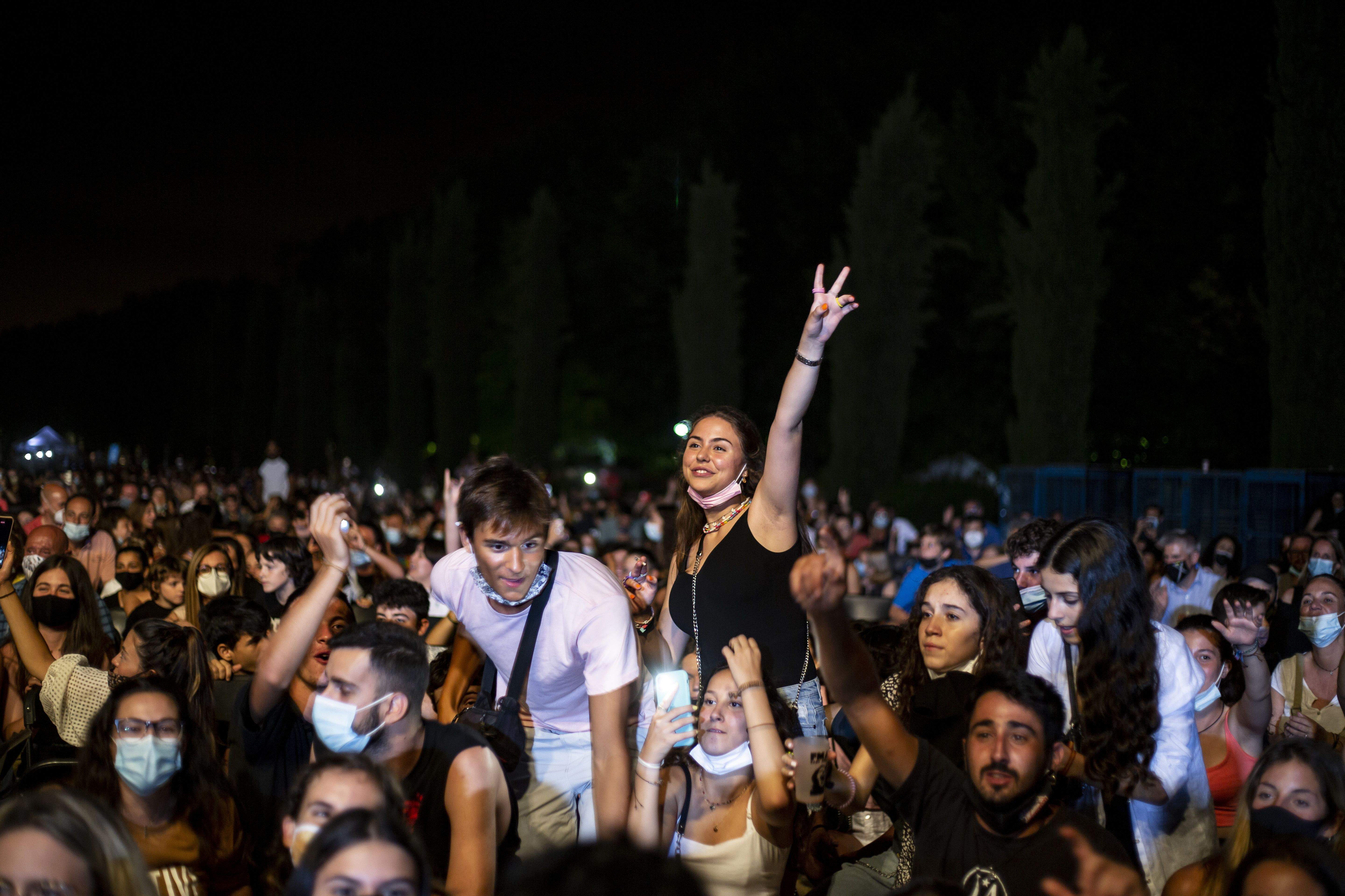 Buhos, en concert per la Festa Major de Sant Cugat. Foto: Àngel Bravo