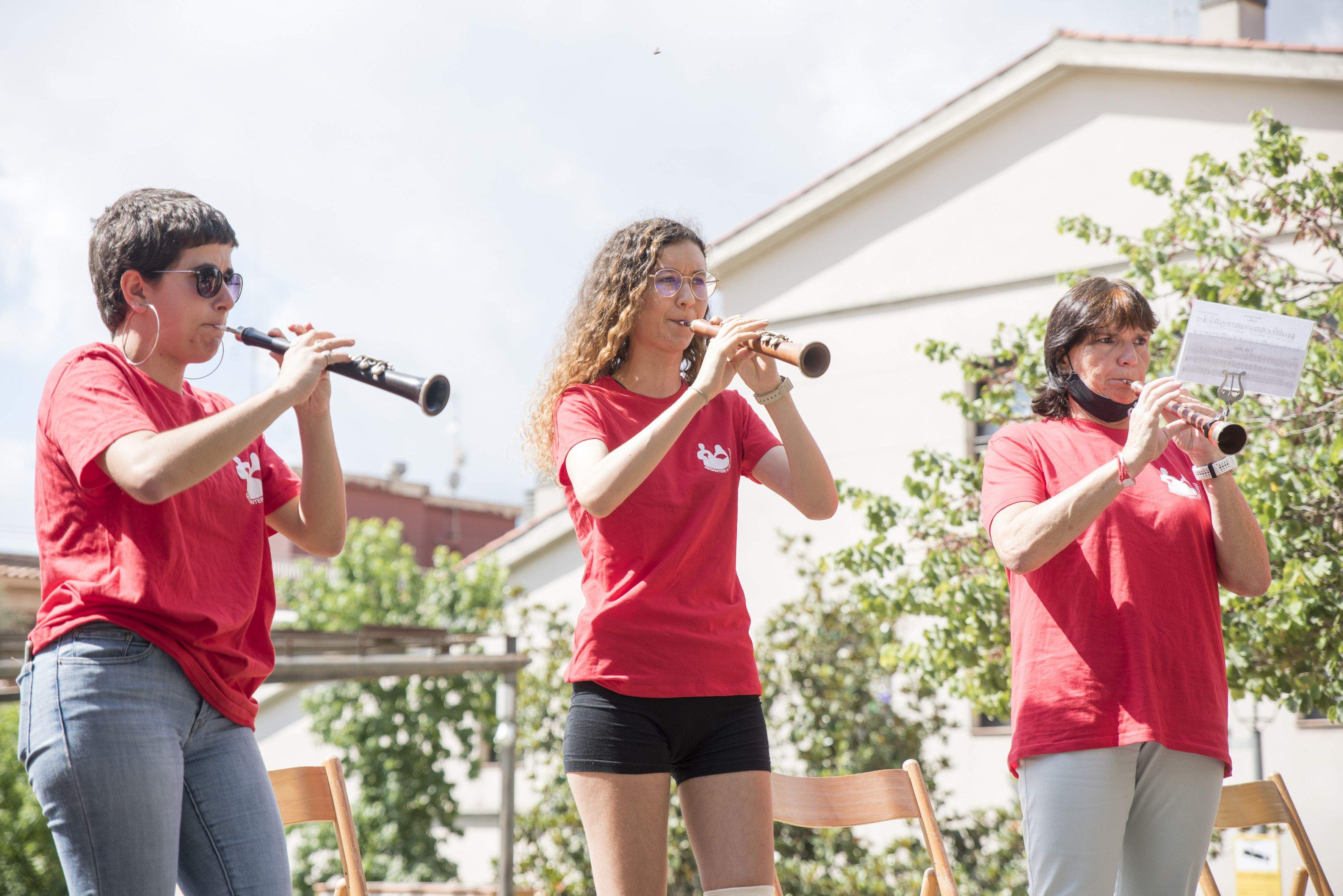 Concert d'arrel. Les músiques de Sant Cugat. Foto: Bernat Millet.