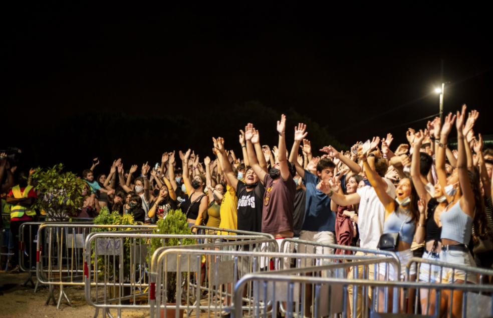 Un concert de Festa Major a Sant Cugat FOTO: Àngel Bravo