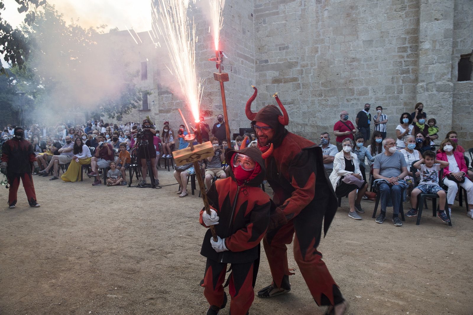 Mostra dels entremesos dels Seguicis festius de Sant Cugat. Foto: Bernat Millet.