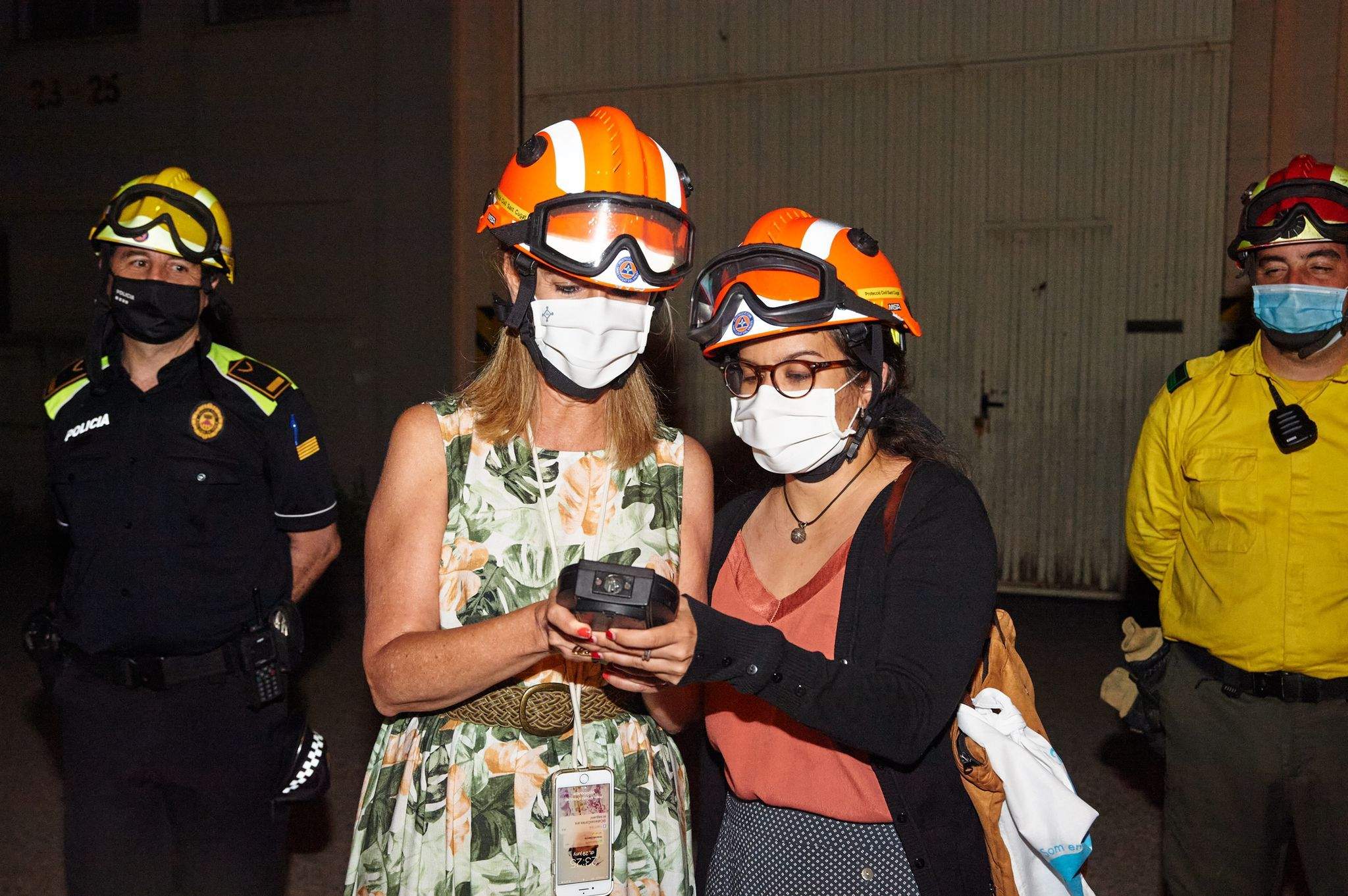 Castells de focs de la Festa Major del 2021. FOTO: Ajuntament Sant Cugat.