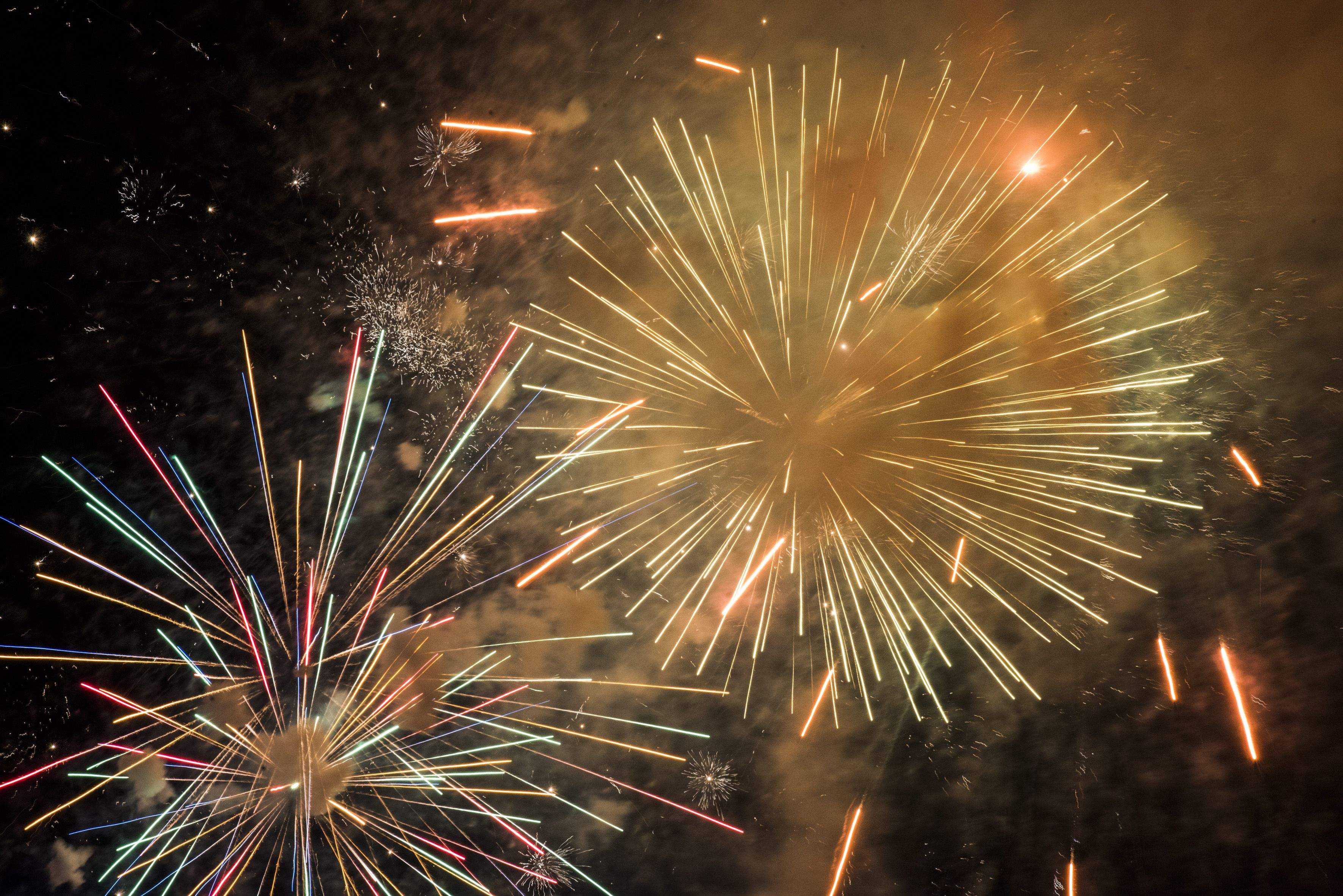 Castell de focs de Festa Major. FOTO: Bernat Millet