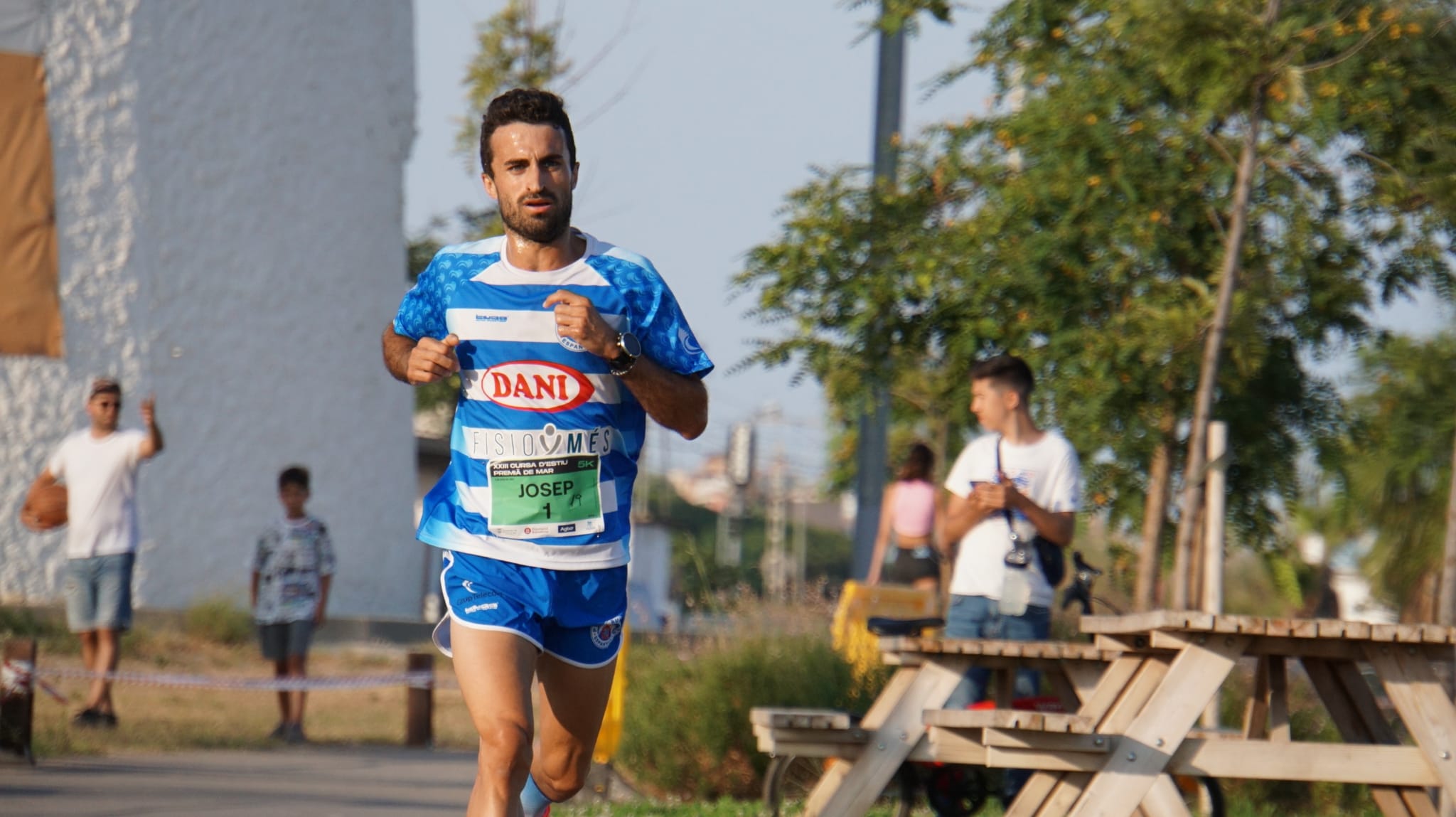 Pepe Díaz durant la Cursa d'Estiu de Premià de Mar. FOTO: Cedida.
