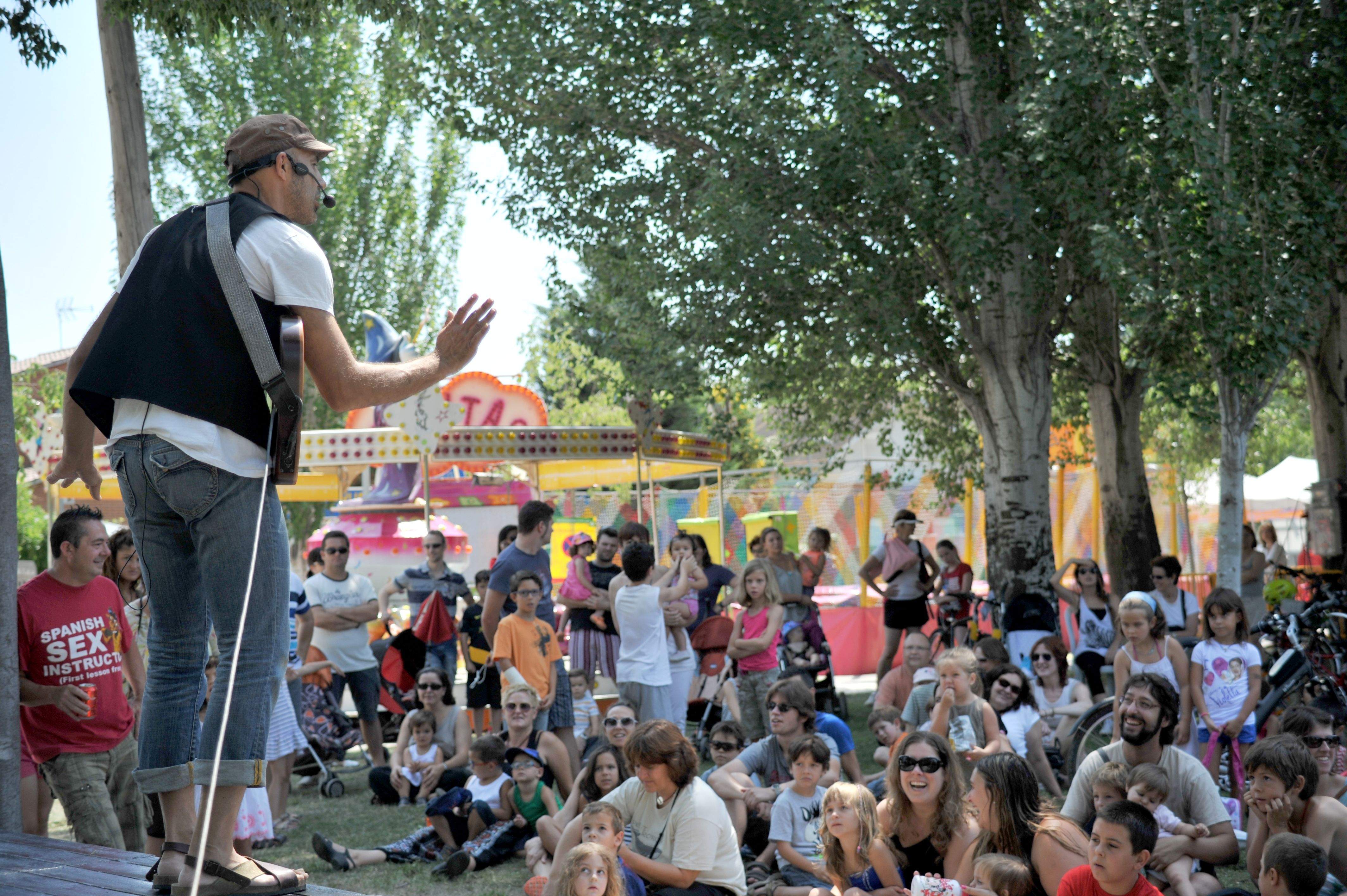 Animació infantil en la Festa Major de Mira-Sol. FOTO: Arxiu