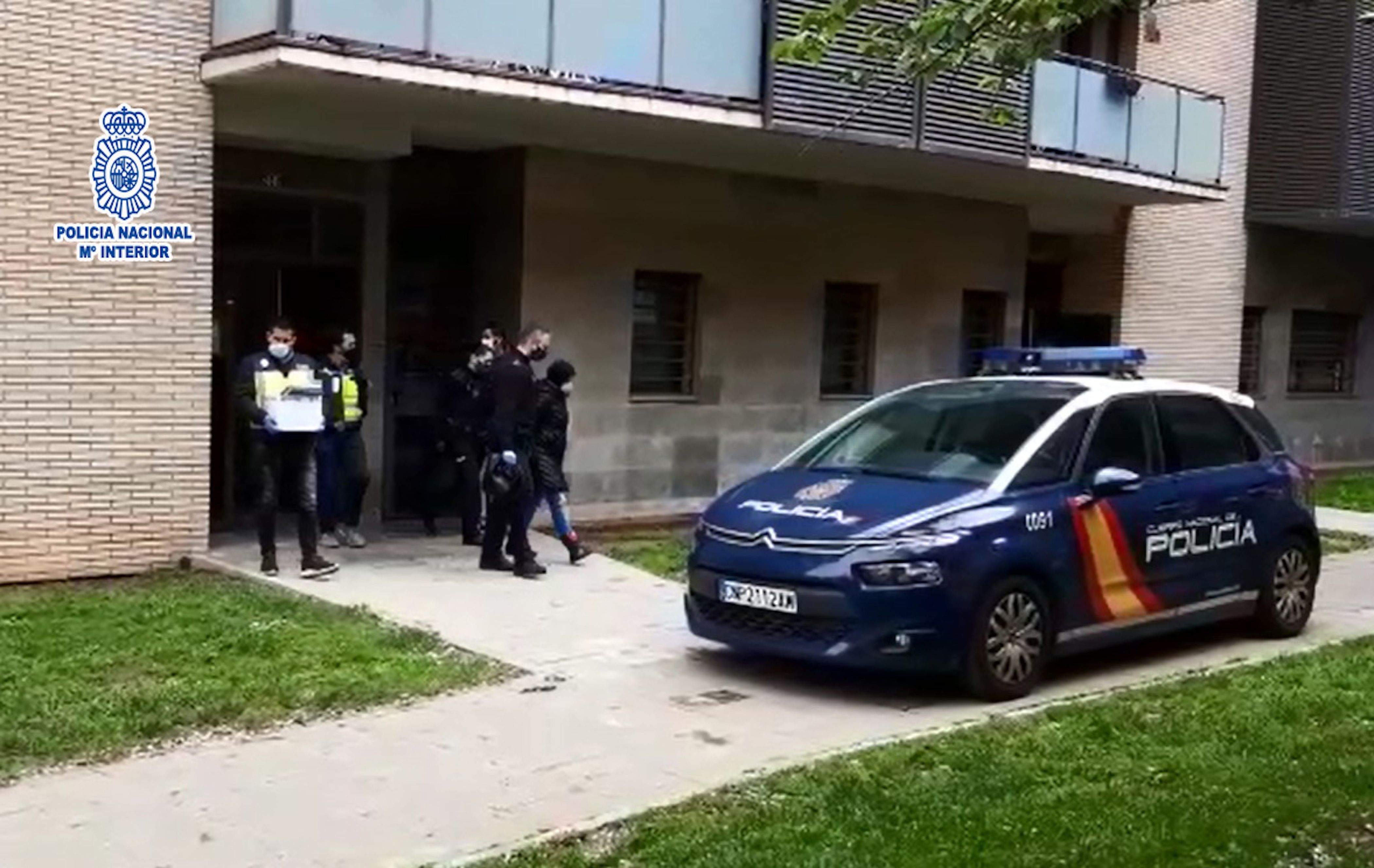 Un dels detinguts a Sant Cugat FOTO: Policia Nacional