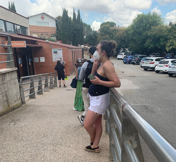 Cues al CAP de Sant Cugat en els darrers dies. FOTO: TOT Sant Cugat