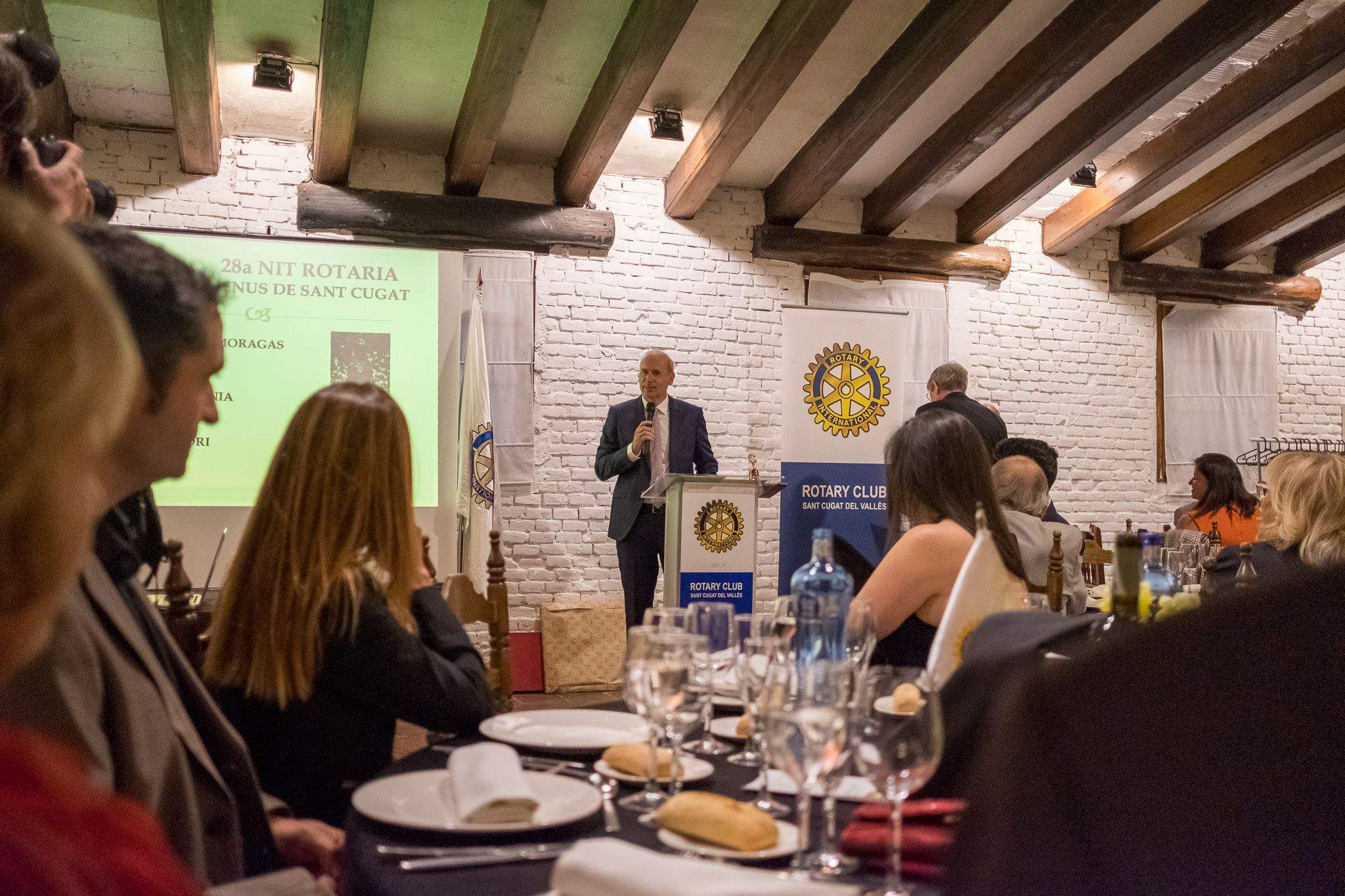 La 28a Nit Rotària a la masia de Can Ametller. FOTO: Arxiu