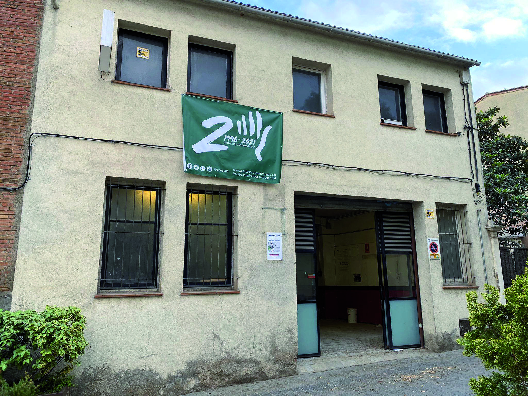 El nou local social dels Castellers de Sant Cugat. FOTO: Cedida