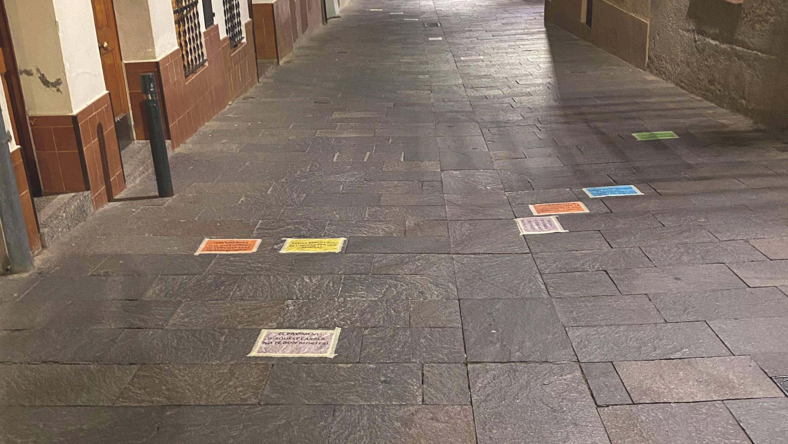 Papes sobre rajoles. FOTO: Montse Valderrama.