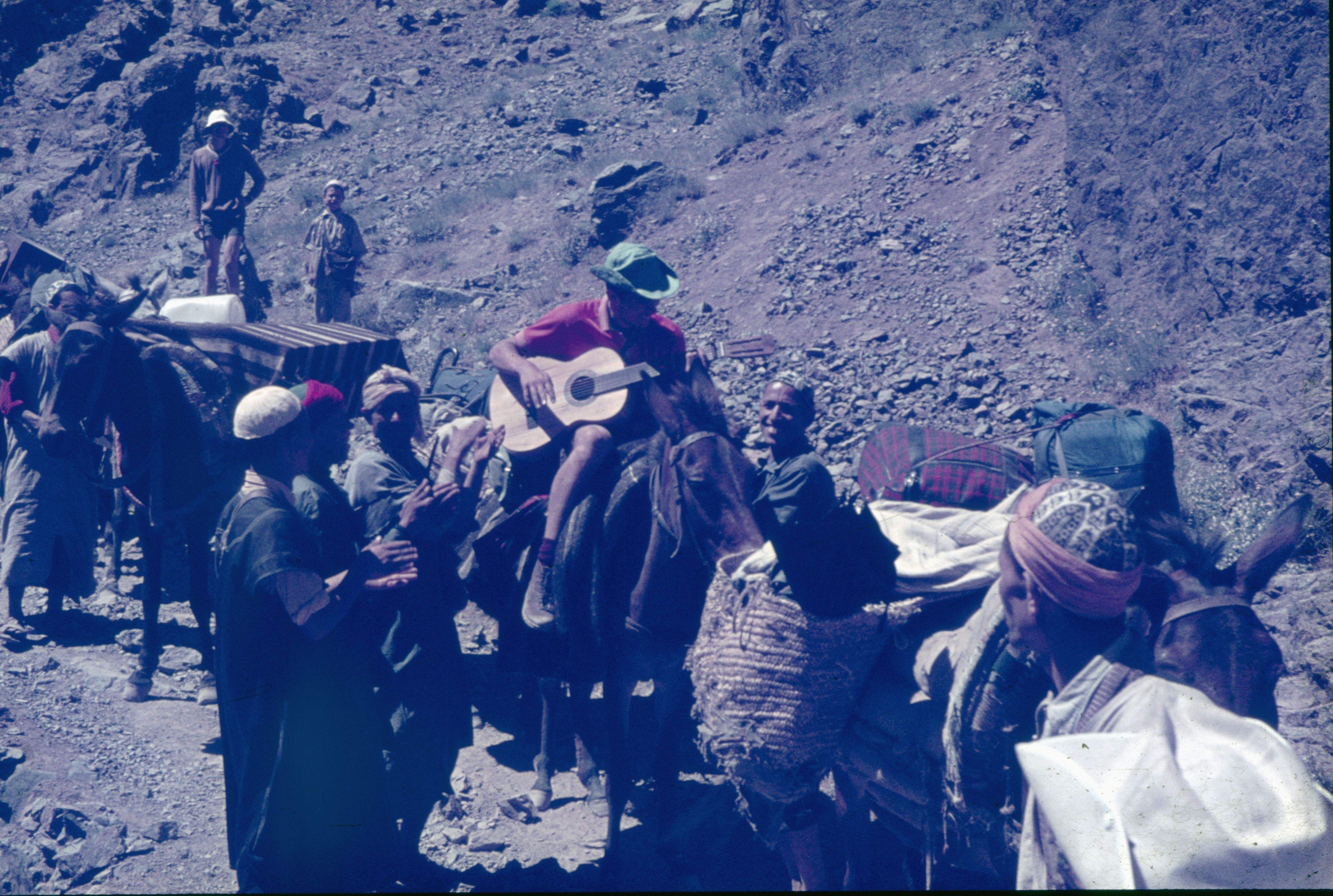 Camí al refugi Neltner amb les mules de càrrega