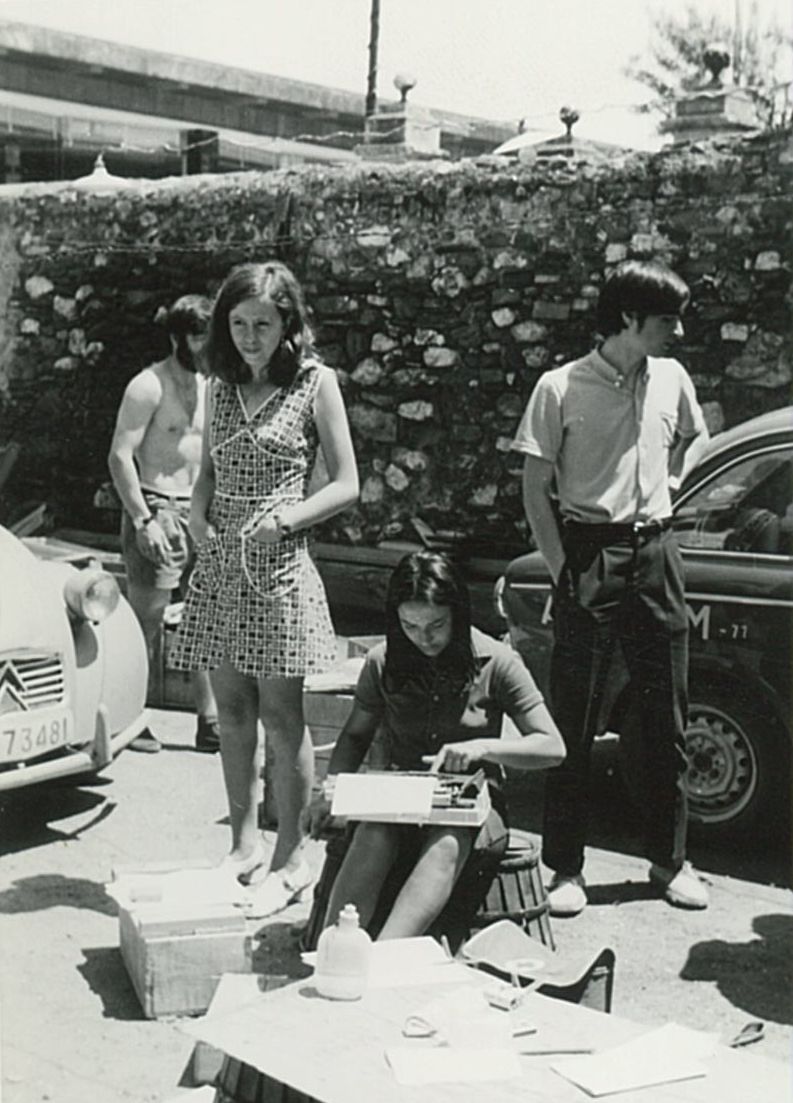 Preparant el material per la sortida de Sant Cugat