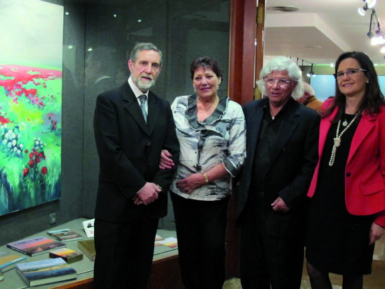 Exposició de Lluís Roura 16è Aniversari de la Sala Rusiñol amb l’exposició de Lluís Roura (2002). FOTO: Cedida