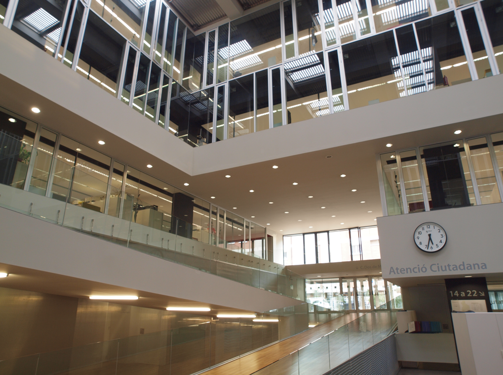 Interior de l'Ajuntament de Sant Cugat. FOTO: Arxiu