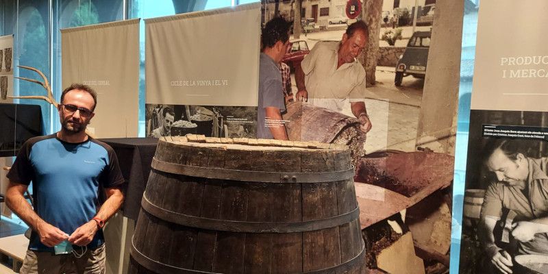 Aram Monfort, assessor històric de l'exposició 'Vila de Sant Cugat, 900 anys. Del 1.120 al futur' del Museu de Sant Cugat. FOTO: Cedida