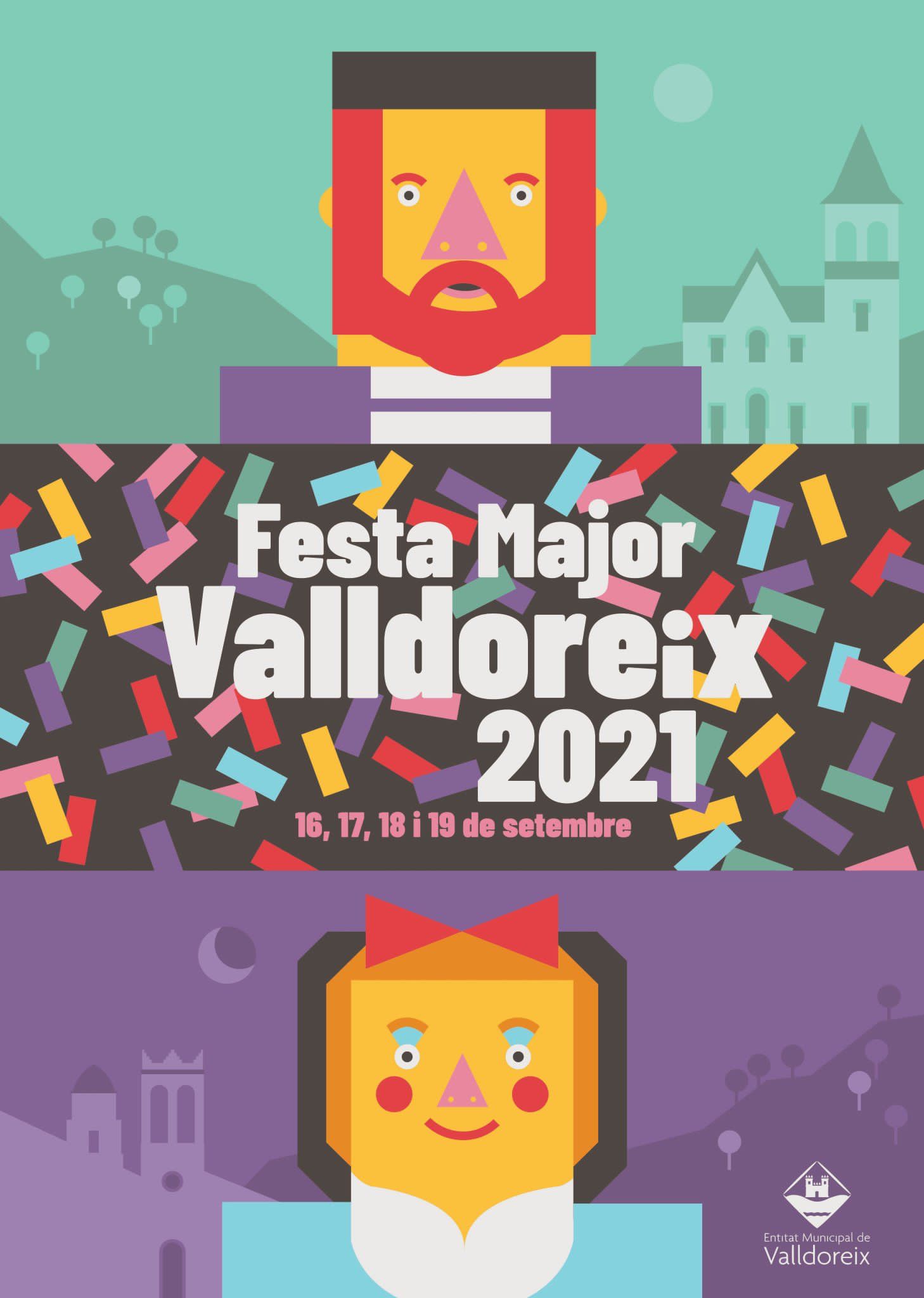 Cartell de la Festa Major de Valldoreix 2021