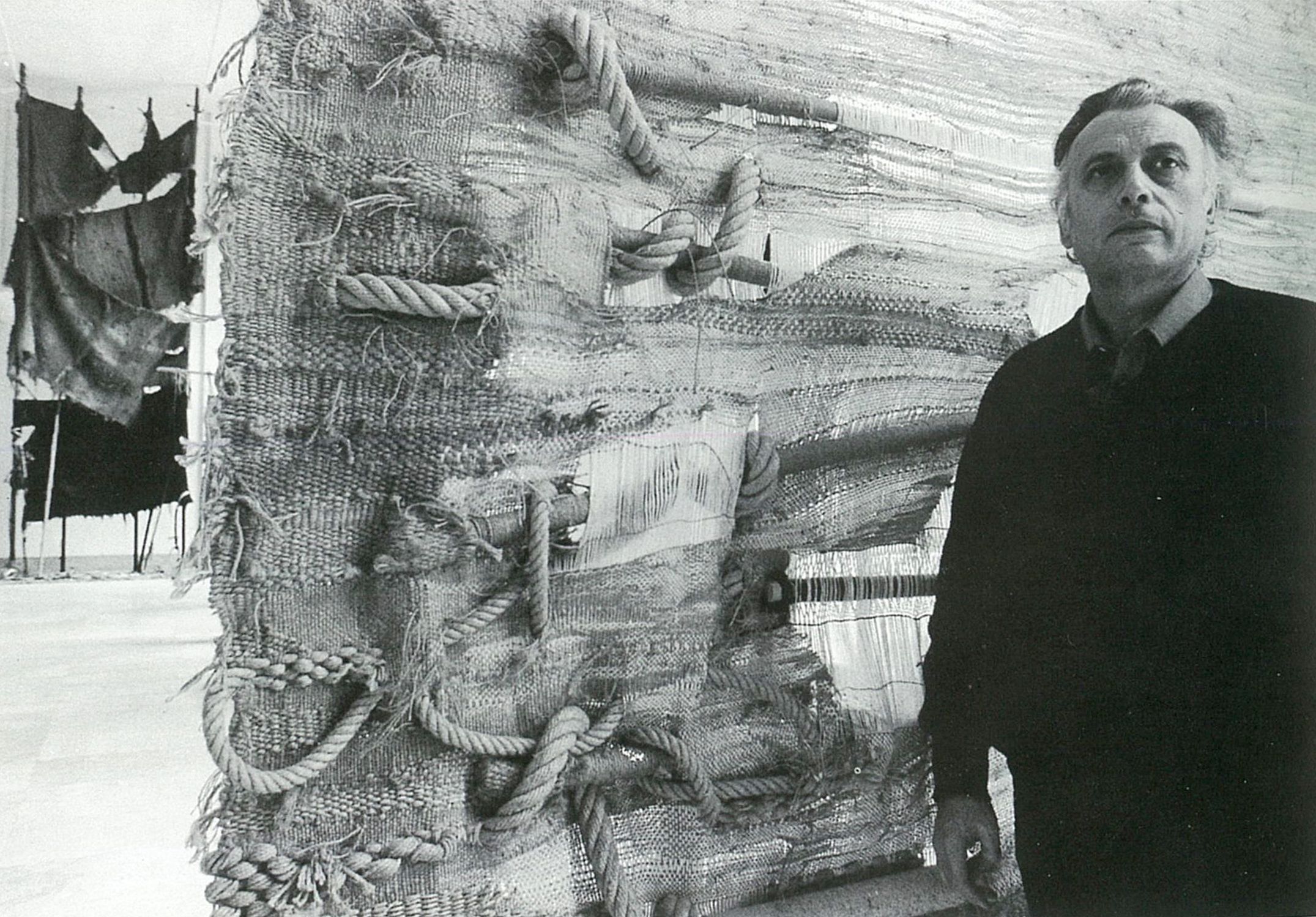 Grau-Garriga a l'exposició al Museu d'Art modern de París, l'any 1981