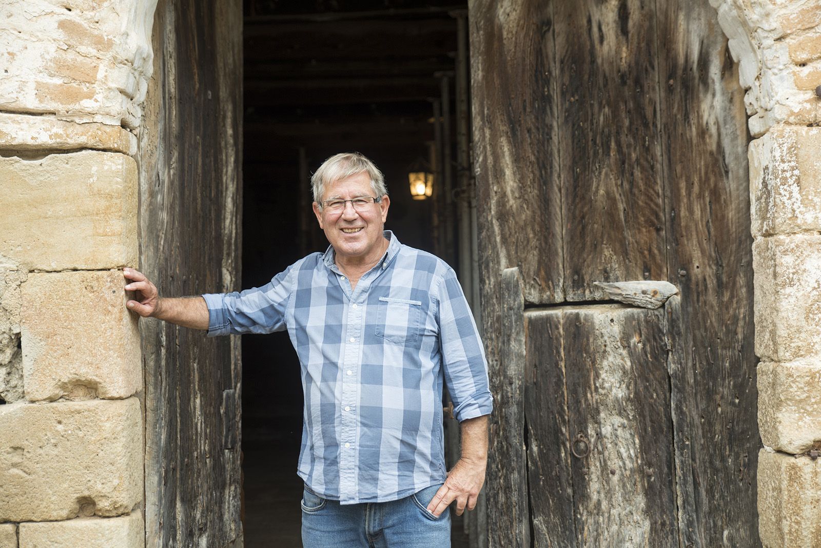 Jaume Bell a la masia. Foto: Bernat Millet.