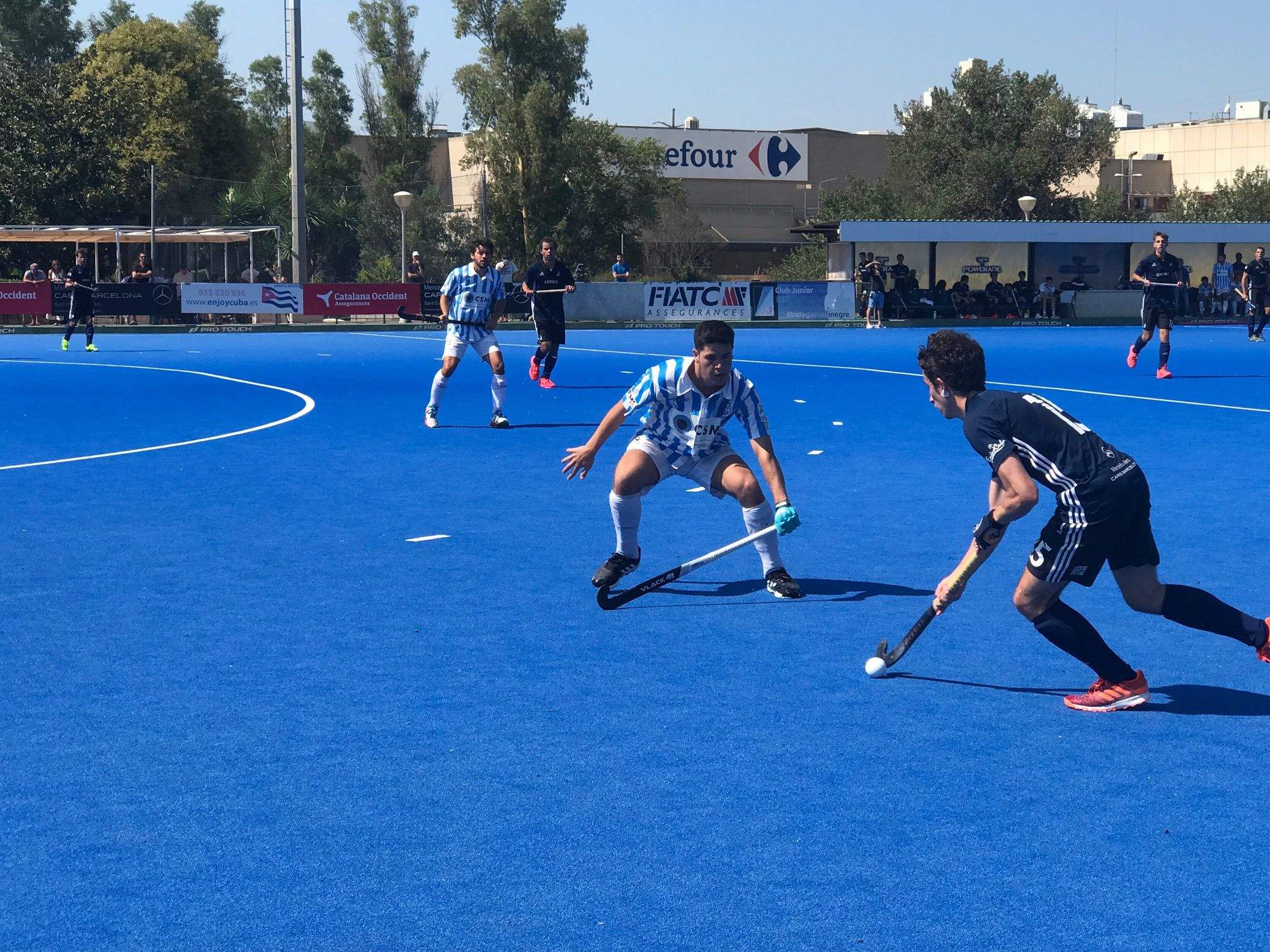 Jan Julià, del Junior FC, en el Campionat de Catalunya de la darrera temporada. FOTO: Nielo Ballart