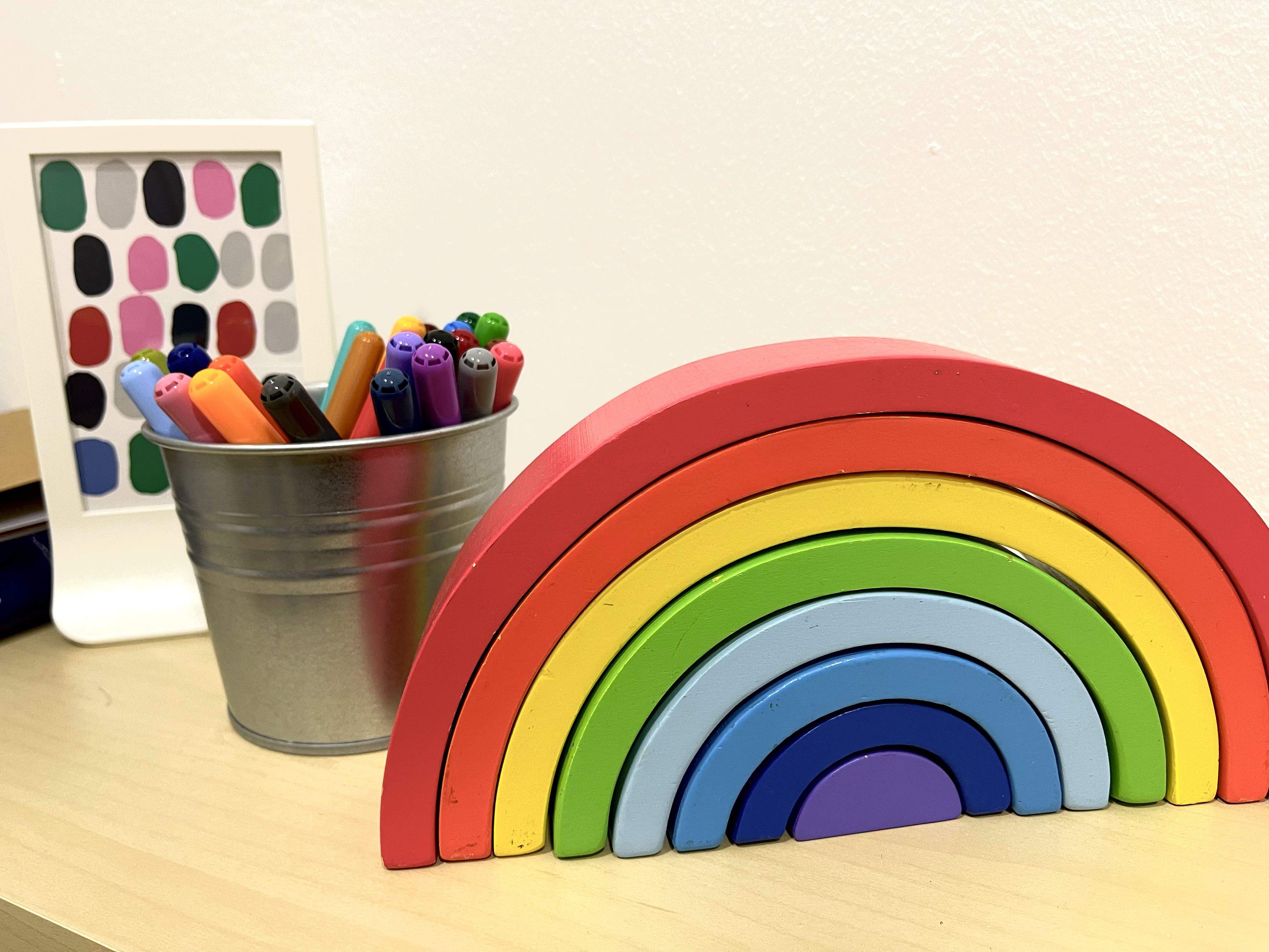 Colors de l'escola infantil 'Els bolets Mirasol'. FOTO: Cedida