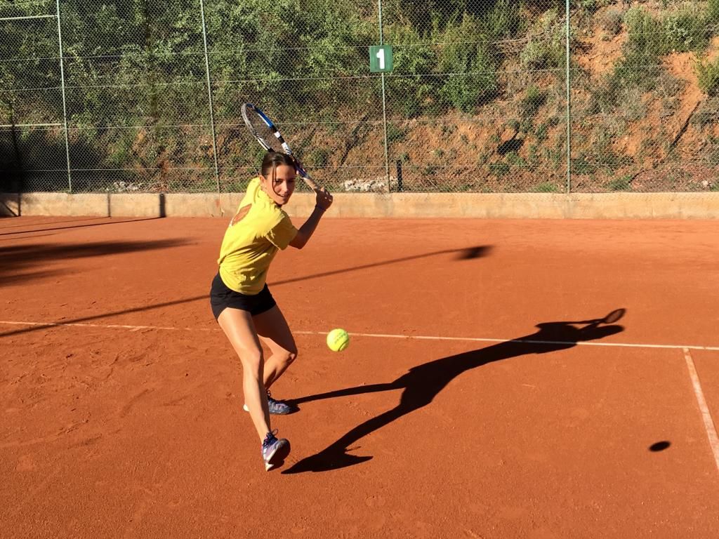 La santcugatenca Sonia Delgado va participar en el Mundial de Tennis +40 amb Espanya. FOTO: Cedida