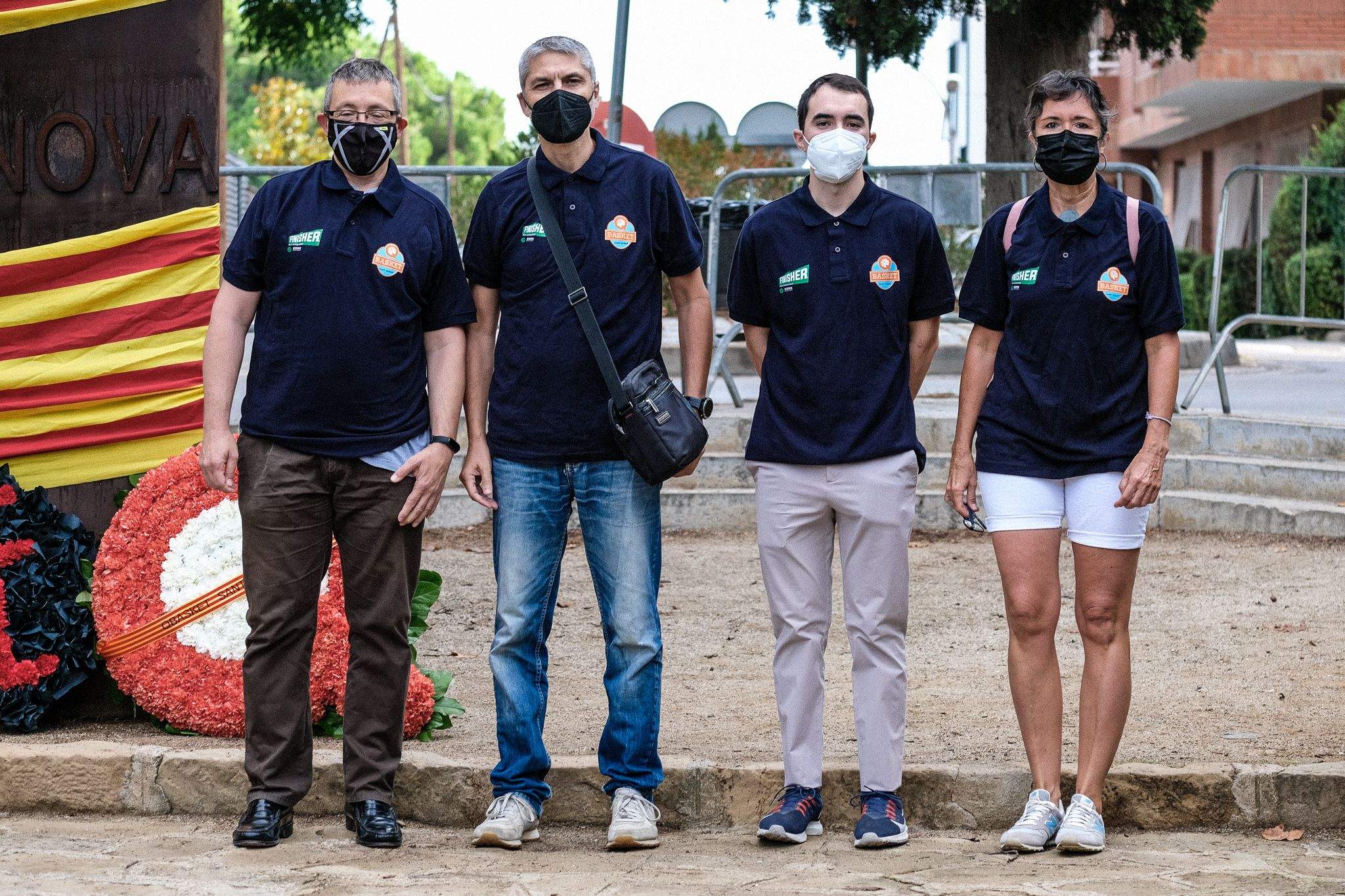 L'ofrena floral de les entitats i partits polítics durant la Diada Nacional de Catalunya. FOTO: Ale Gómez