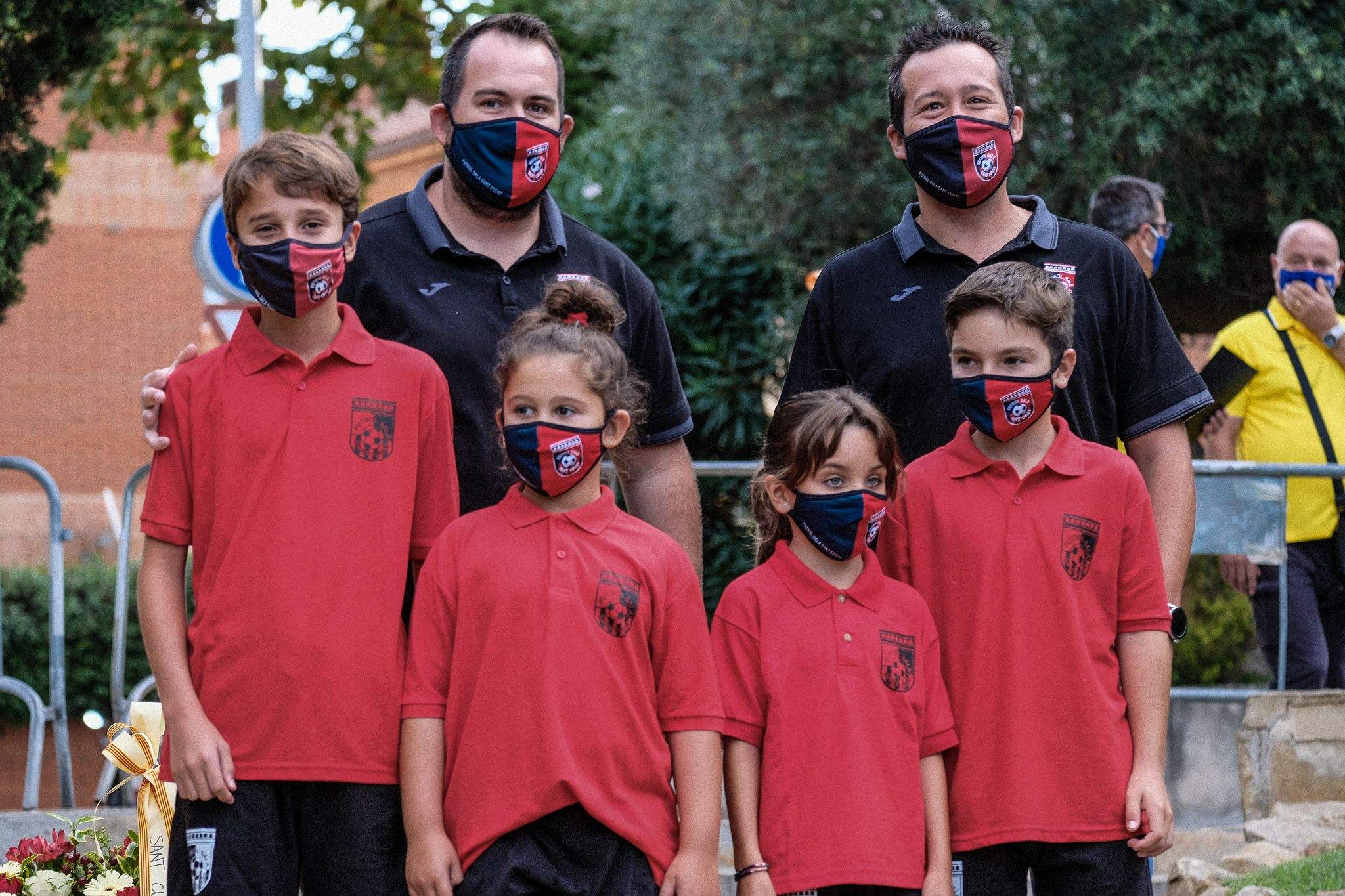 L'ofrena floral de les entitats i partits polítics durant la Diada Nacional de Catalunya. FOTO: Ale Gómez