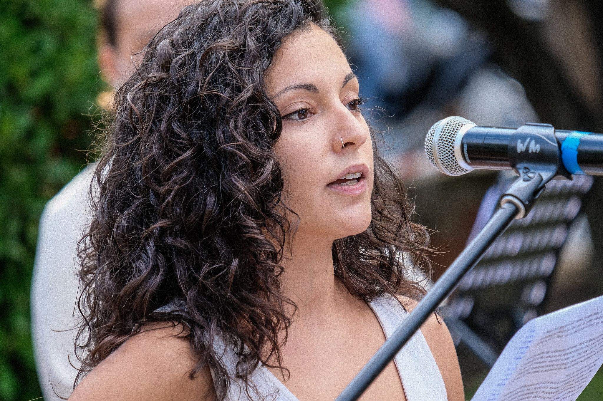 L'ofrena floral de les entitats i partits polítics durant la Diada Nacional de Catalunya. FOTO: Ale Gómez