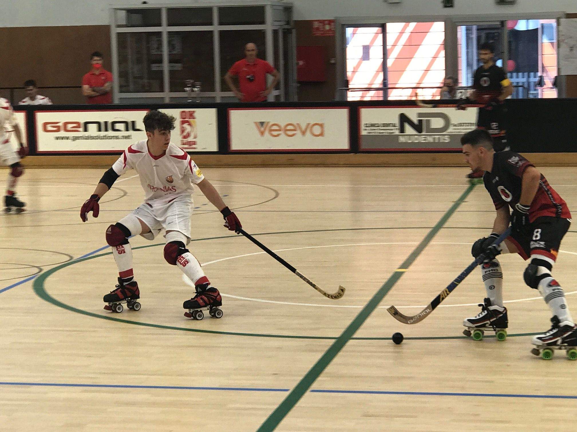 Abel Moya, la nova incorporació del Patí Hoquei Club Sant Cugat, en la Copa Monestir. FOTO: Nielo Ballart