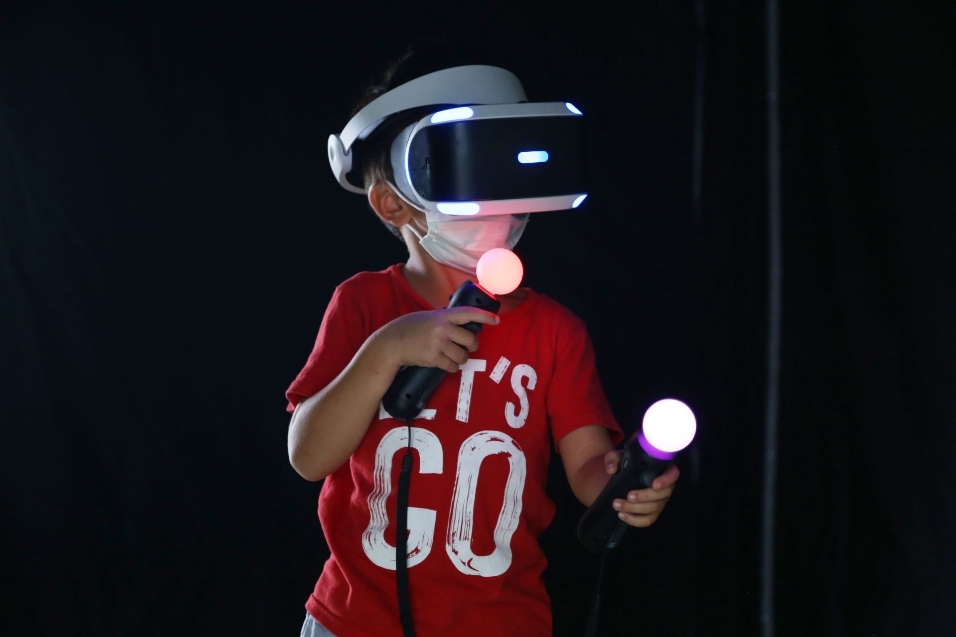 Realitat virtual a la Festa Major de Les Planes. FOTO: Anna Bassa